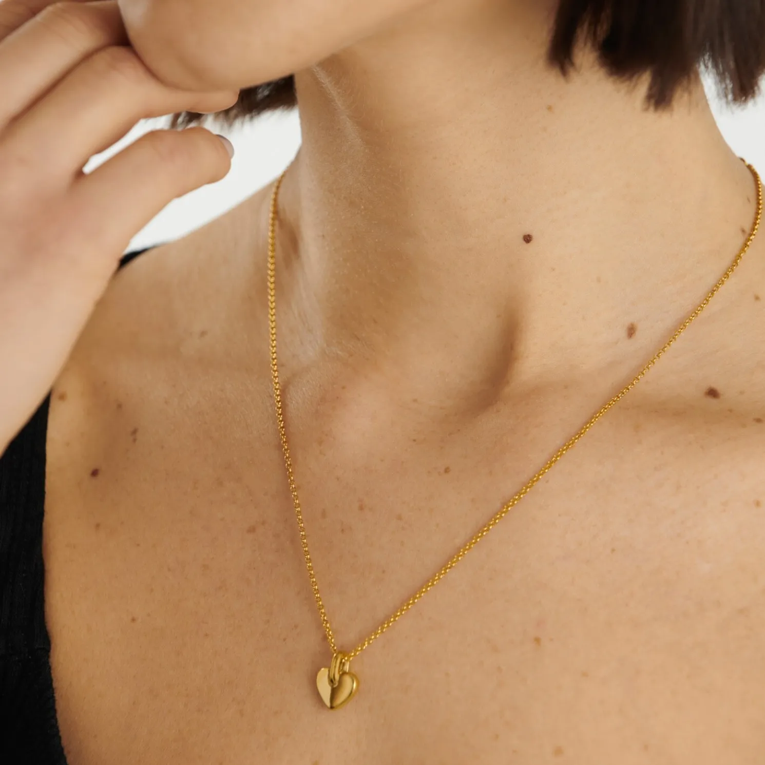 Alora Heart Waterproof Gold Necklace