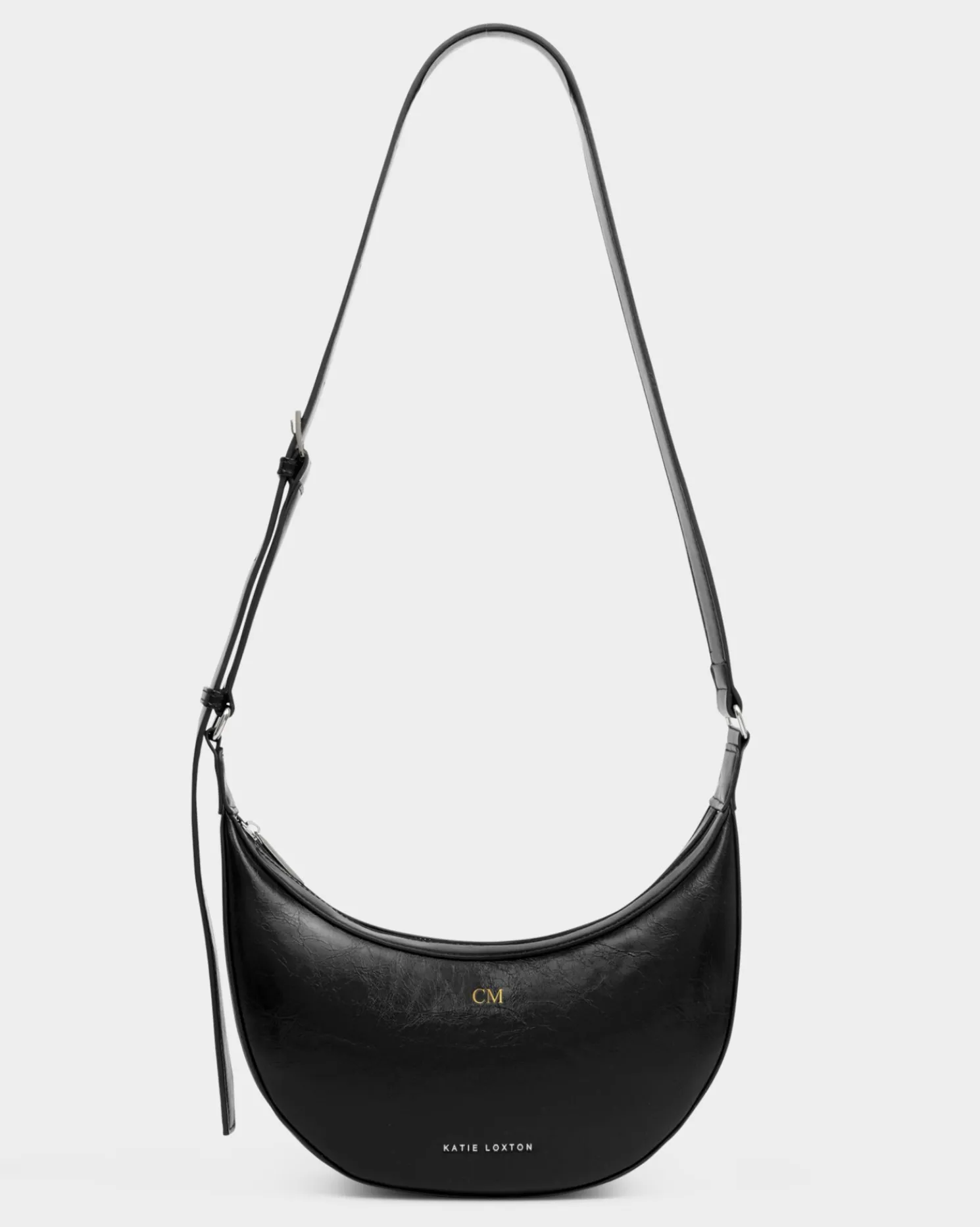 Amina Patent Crackle Sling Bag