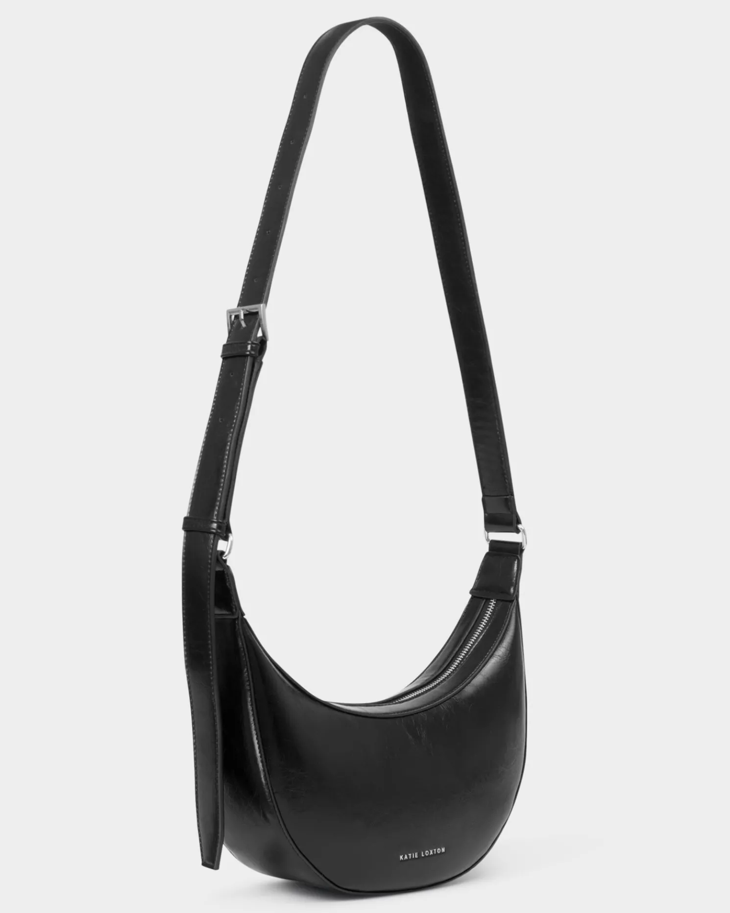 Amina Patent Crackle Sling Bag