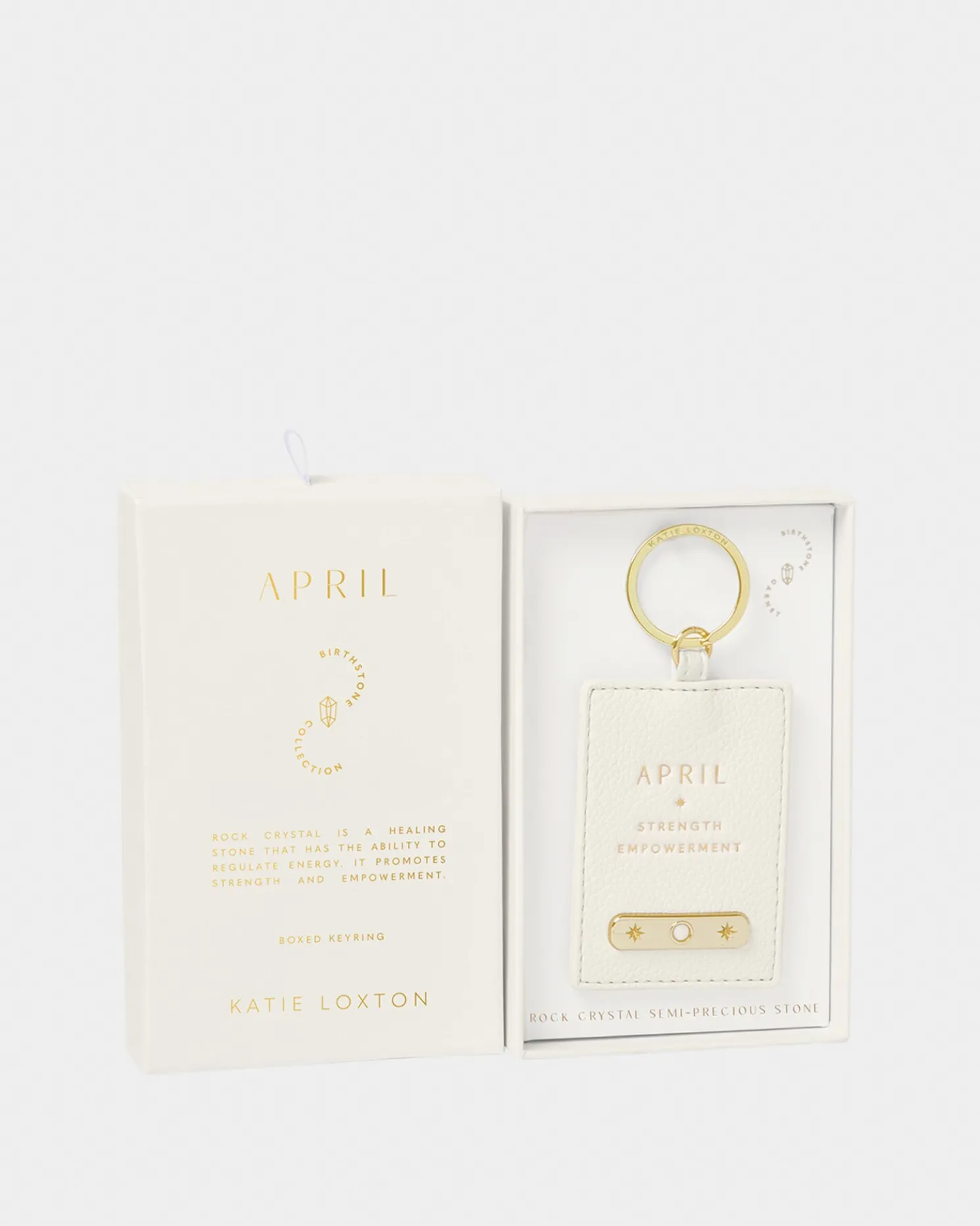 April' Birthstone Keyring