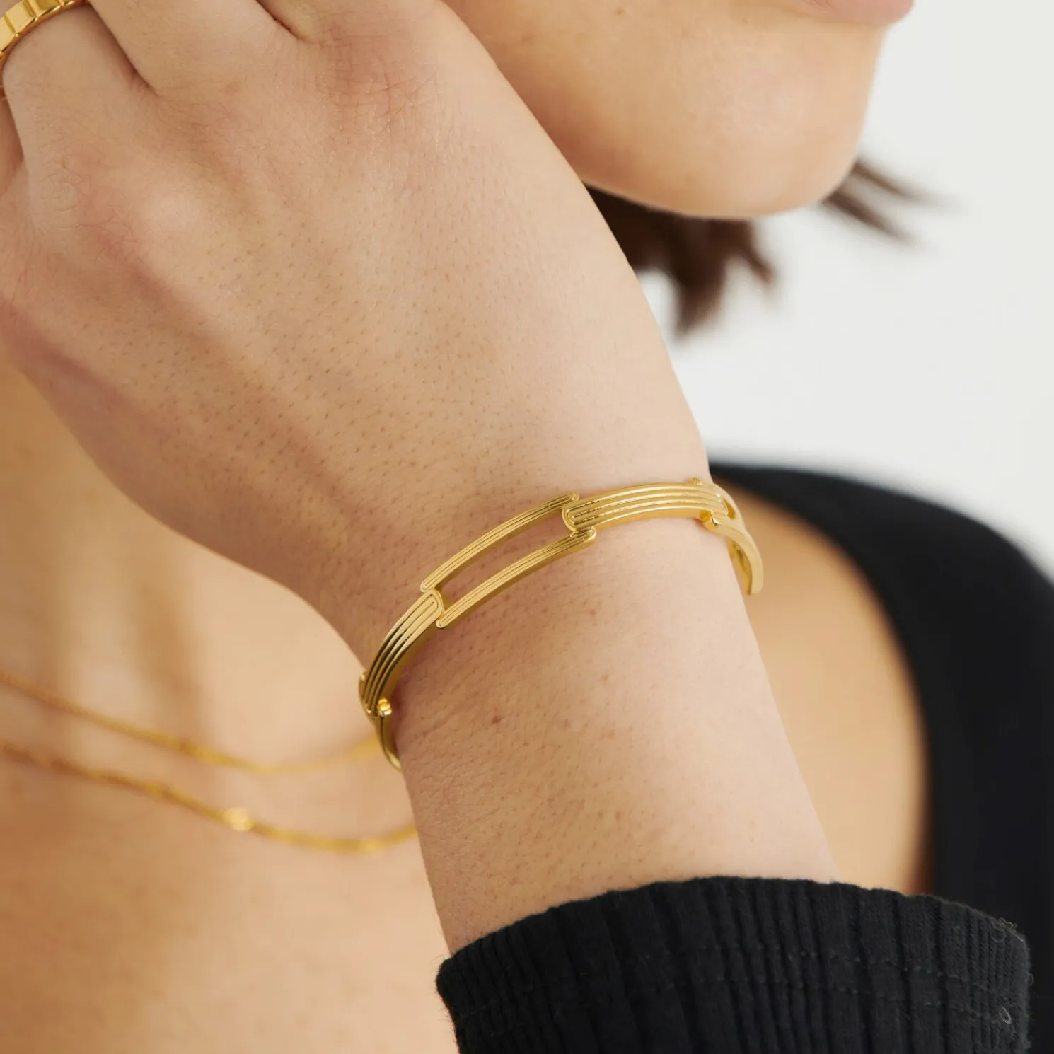 Arabella Waterproof Gold Bangle