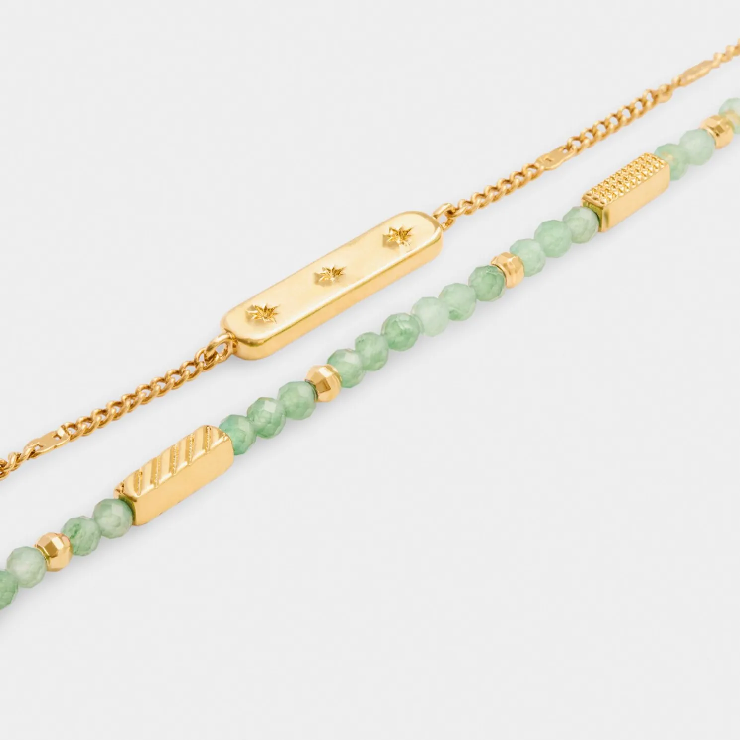 August' Waterproof Gold Birthstone Bracelet