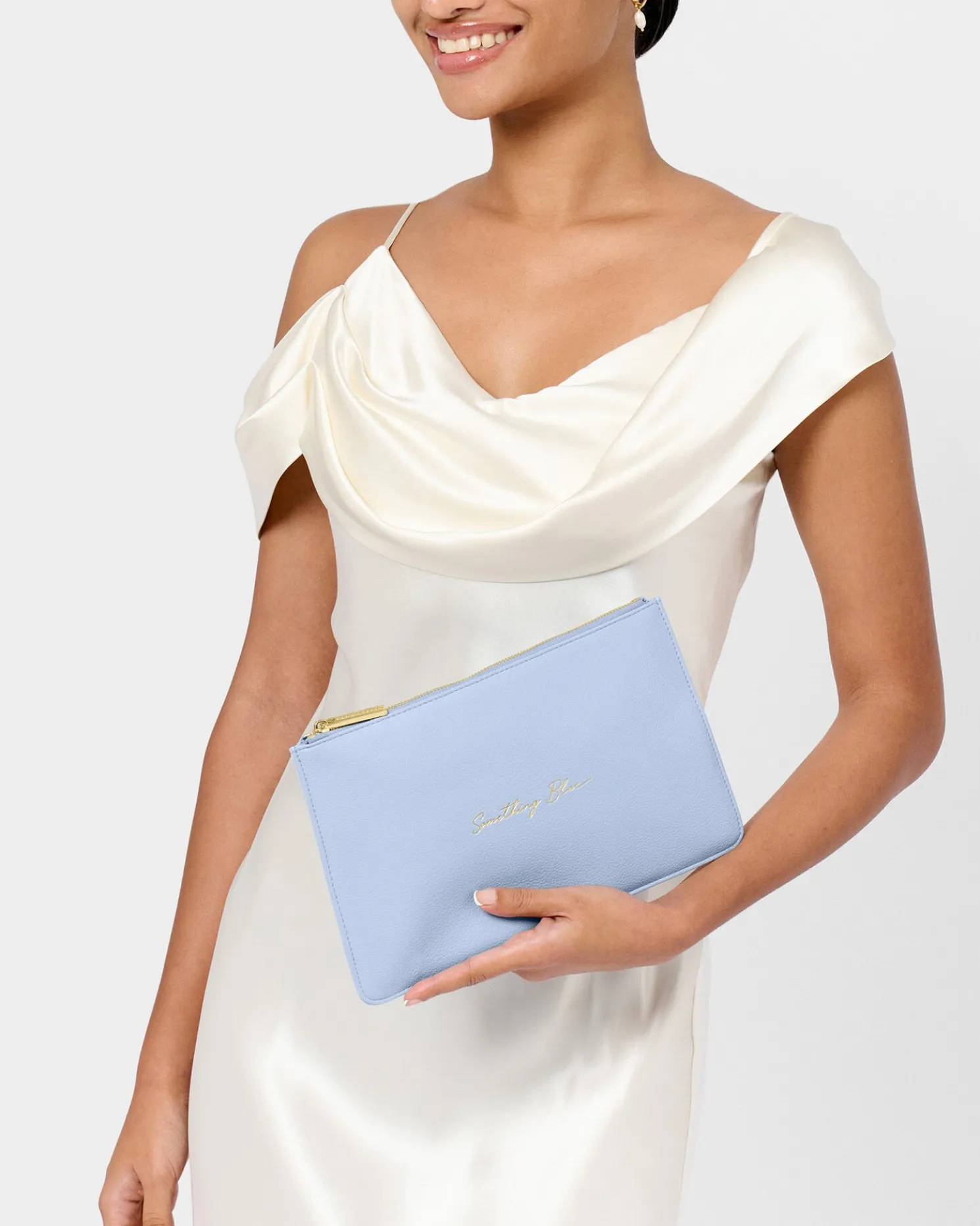 Bridal Sentiment Pouch 'Something Blue'