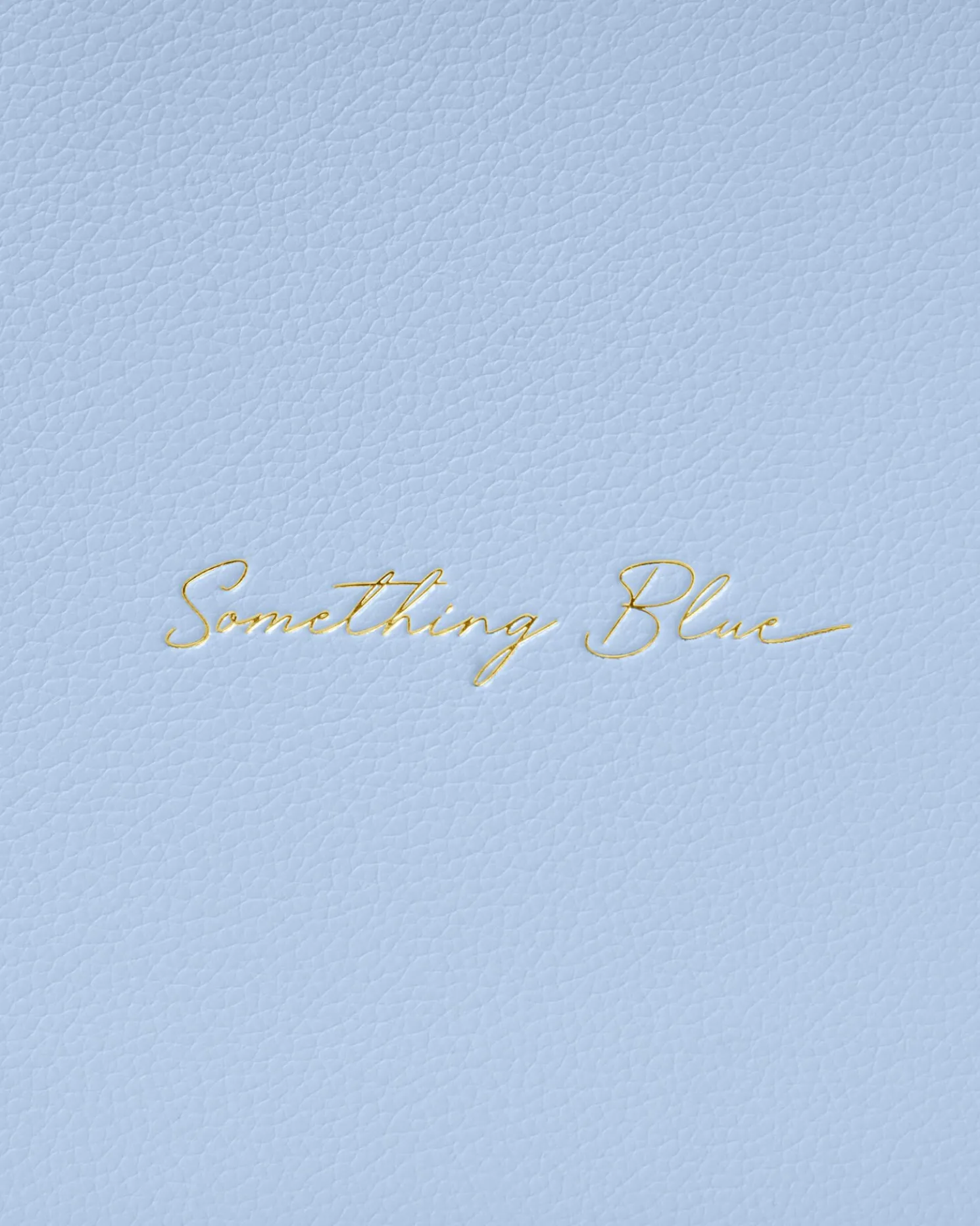 Bridal Sentiment Pouch 'Something Blue'