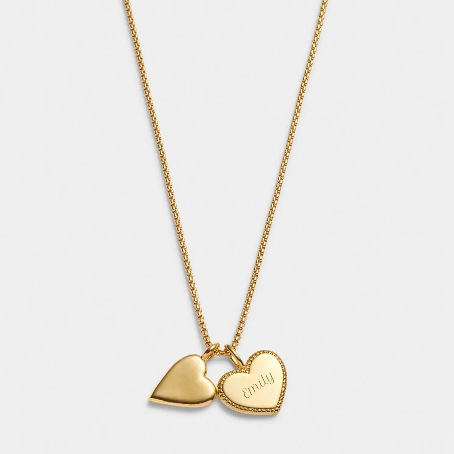 Bridesmaid' Waterproof Gold Bridal Charm Necklace