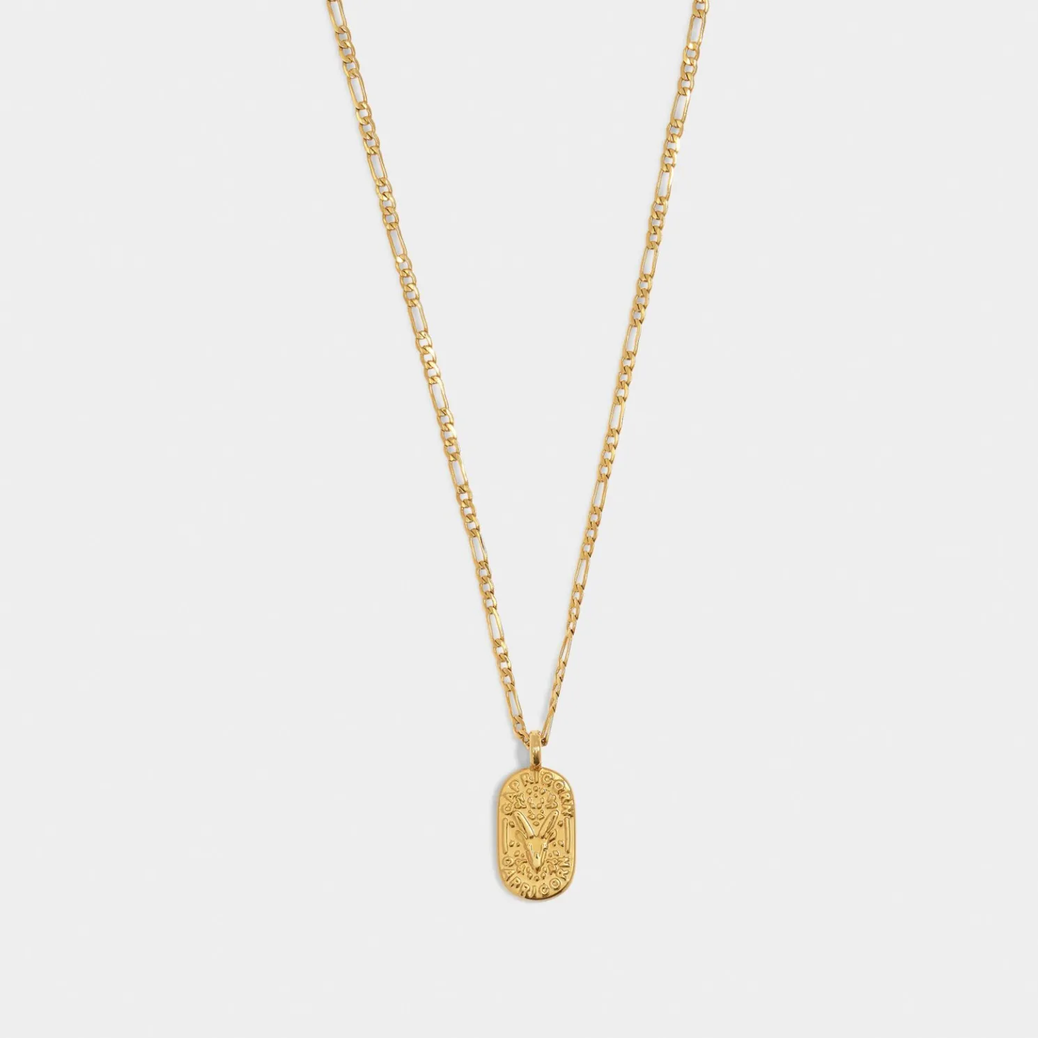 Capricorn' Waterproof Gold Zodiac Necklace