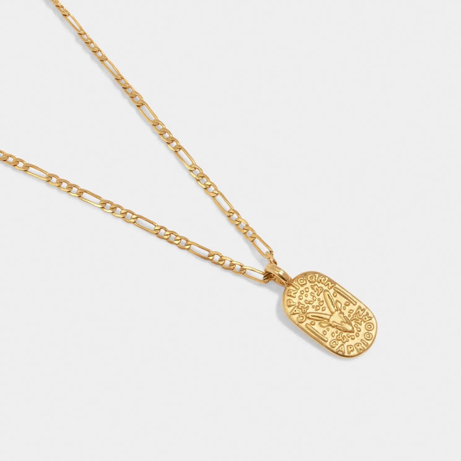 Capricorn' Waterproof Gold Zodiac Necklace