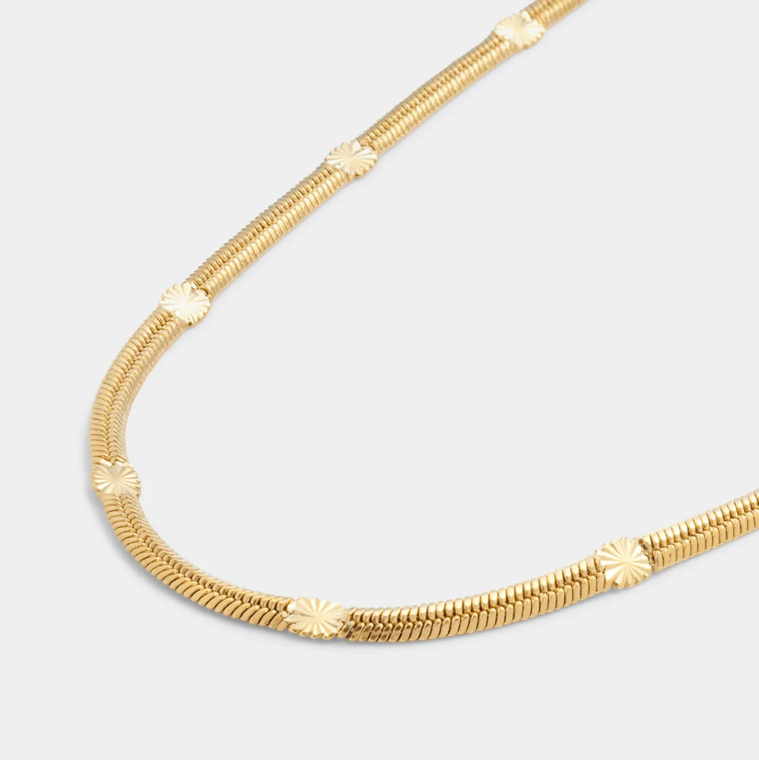 Celeste Waterproof Gold Snake Chain Necklace