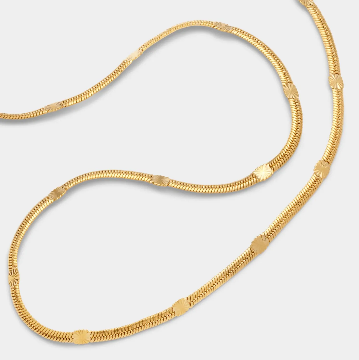 Celeste Waterproof Gold Snake Chain Necklace