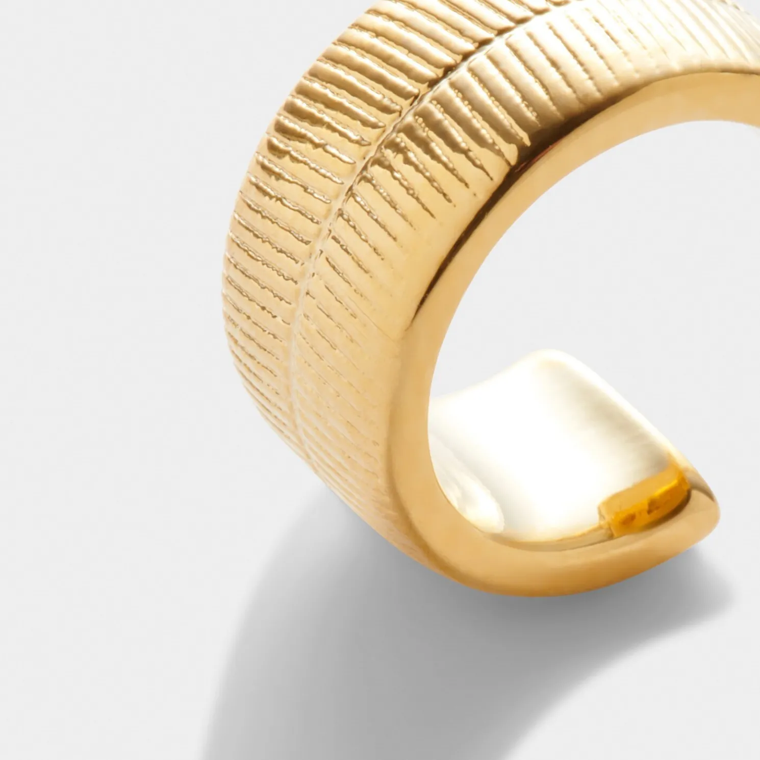 Ciana Waterproof Gold Snake Huggie Hoop Earrings