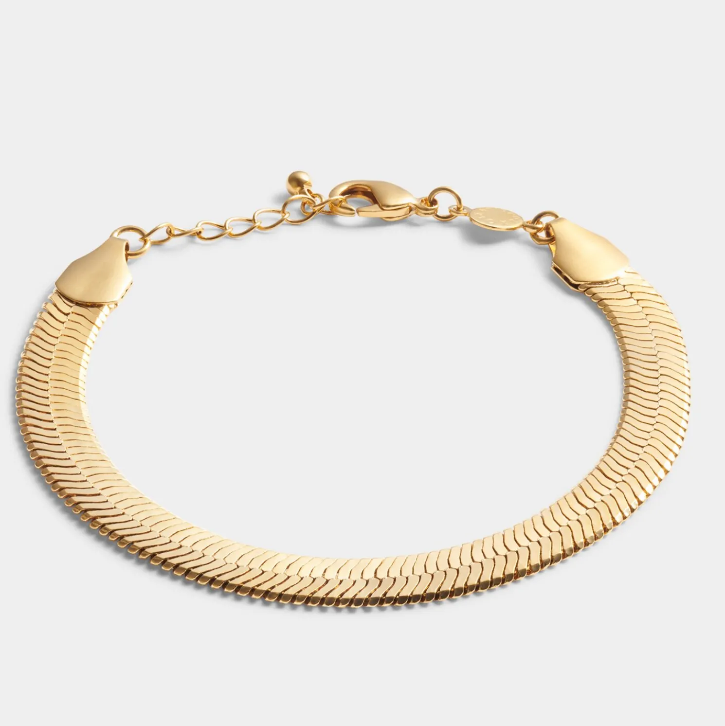 Ciana Waterproof Gold Large Snake Chain Bracelet