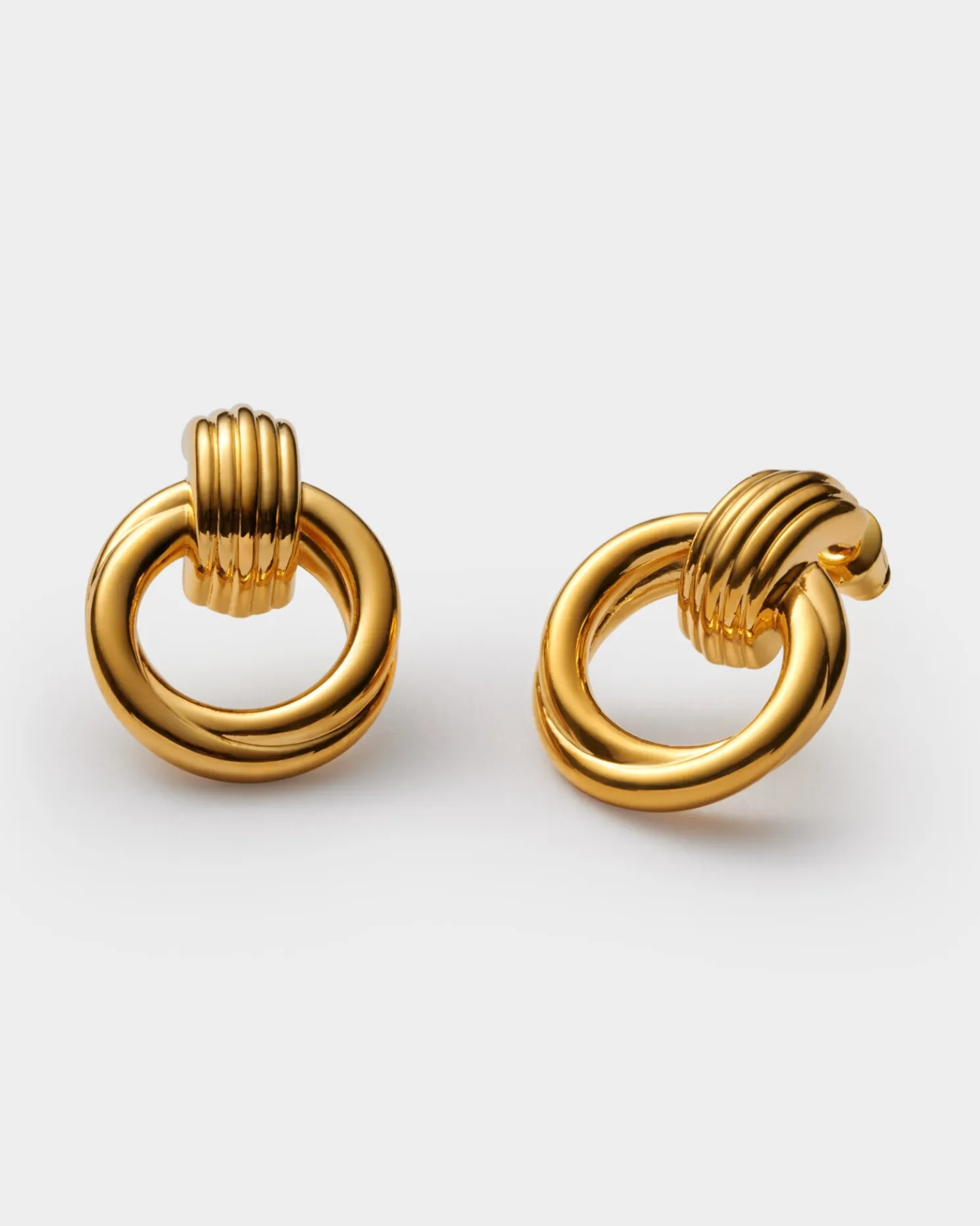 Demi Waterproof Gold Oversized Stud Earrings