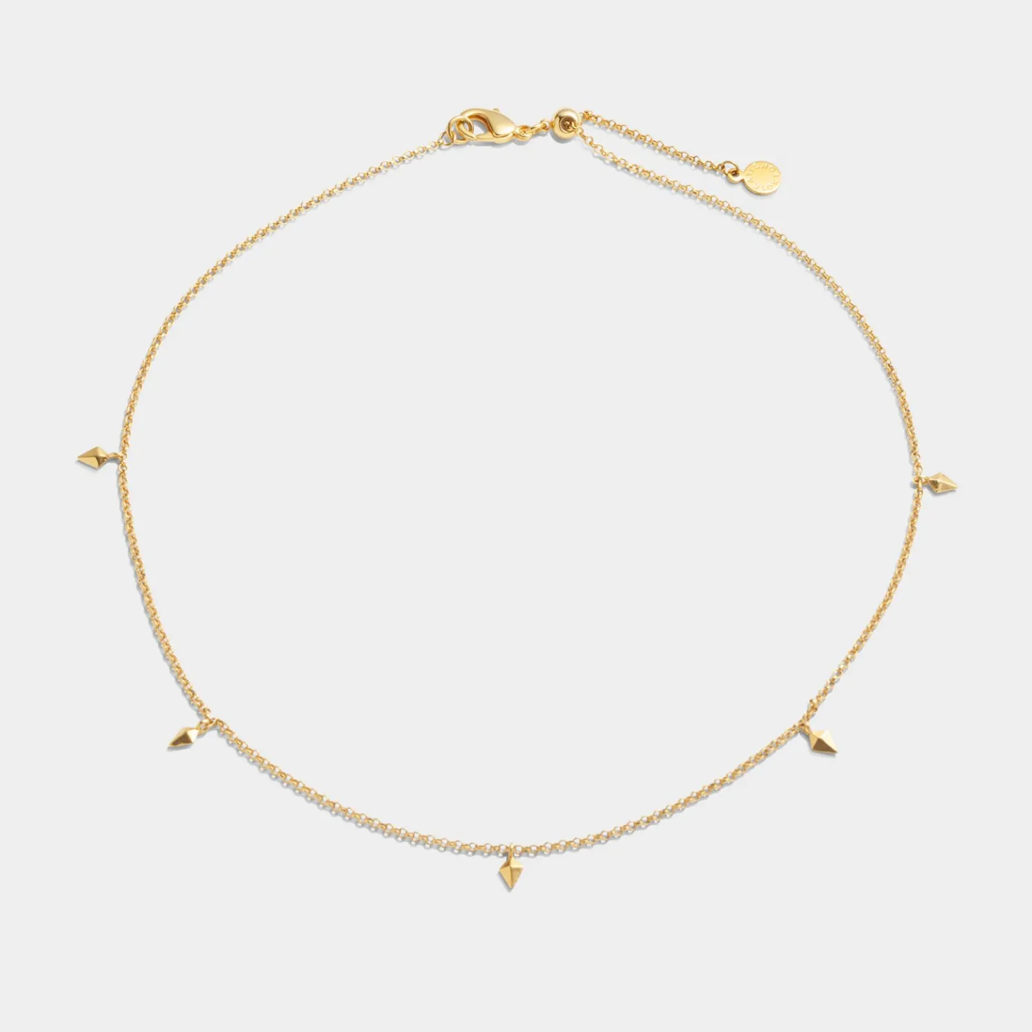 Estee Waterproof Gold Charm Choker