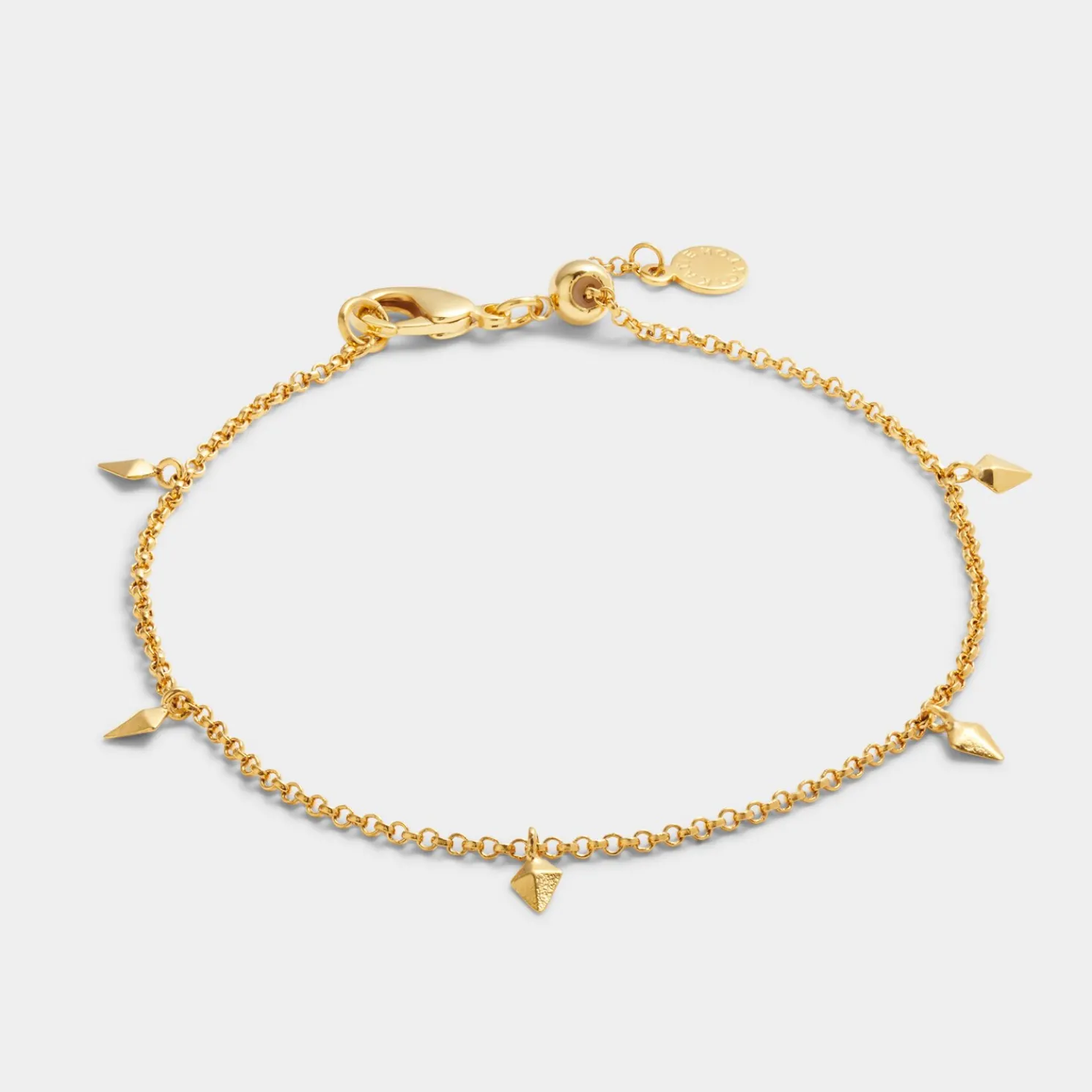 Estee Waterproof Gold Charm Bracelet