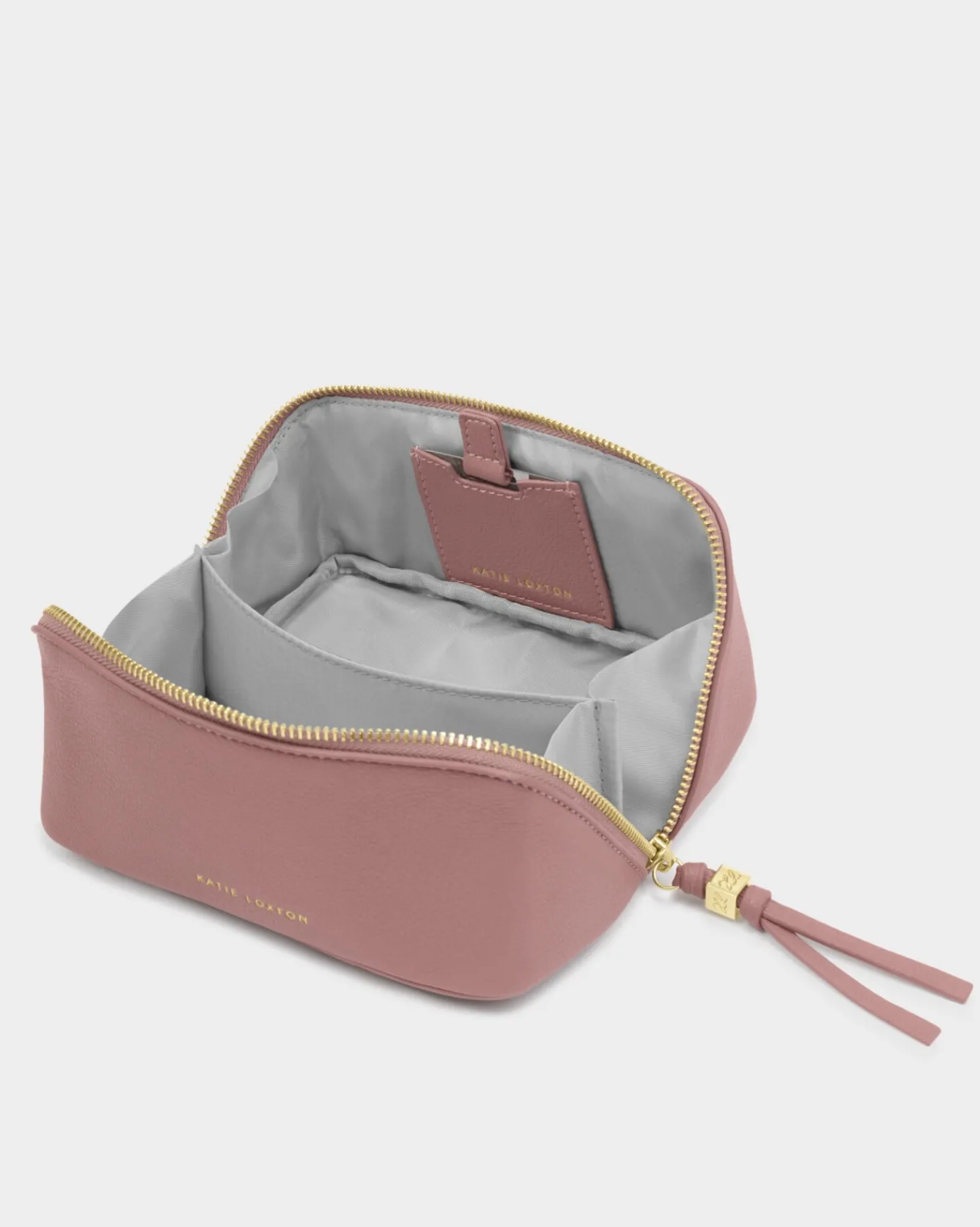 Fold-Out Mirror Makeup Bag