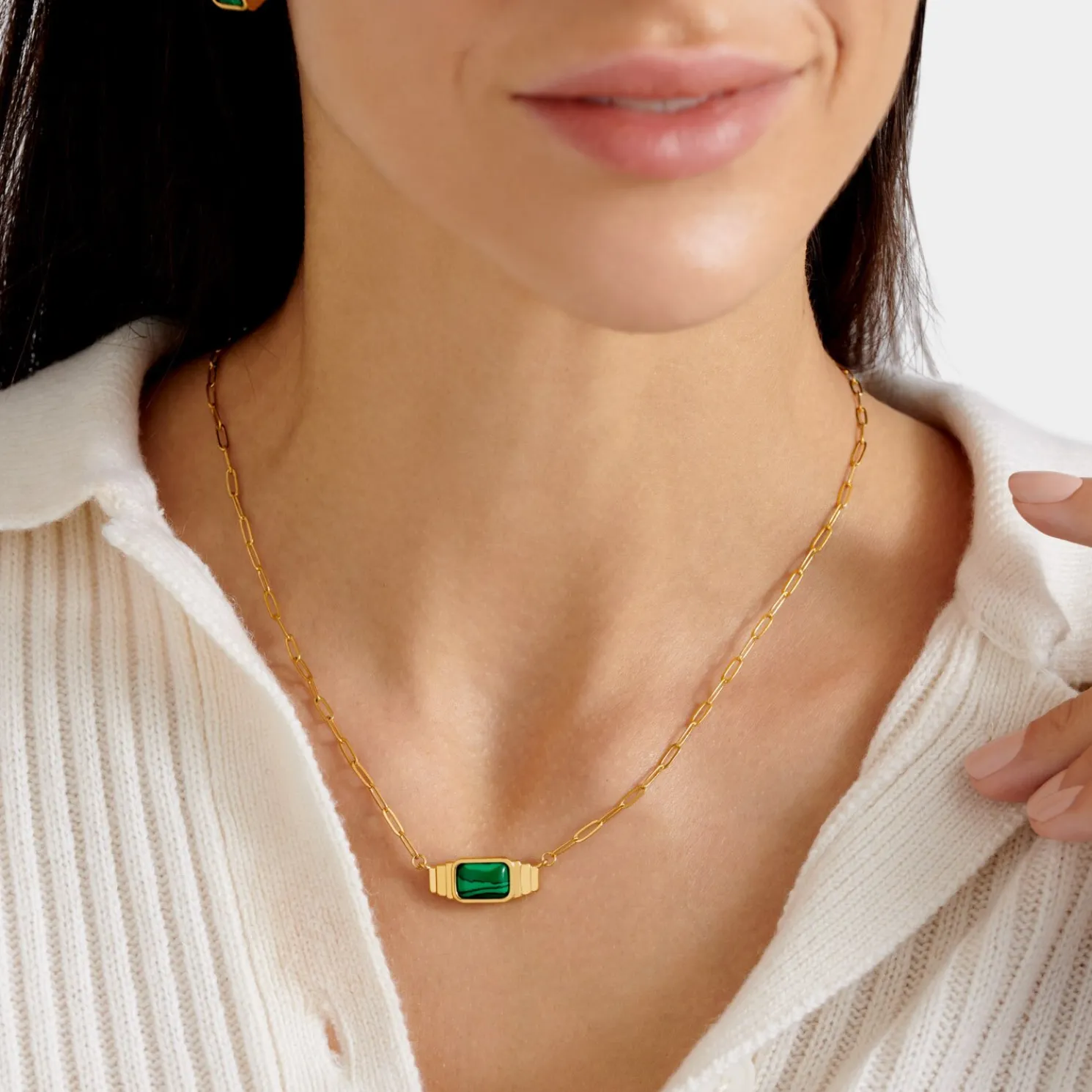 Good Energy' Waterproof Gold Necklace