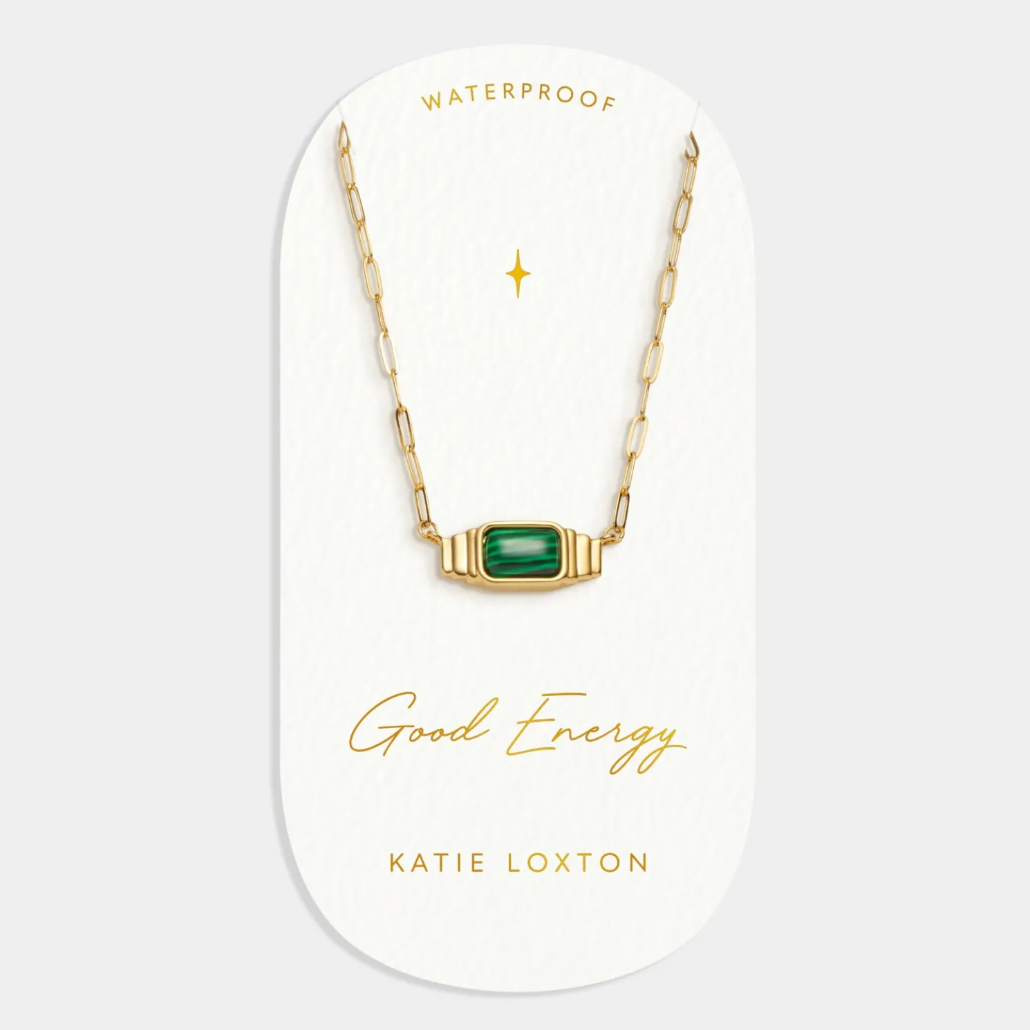 Good Energy' Waterproof Gold Necklace