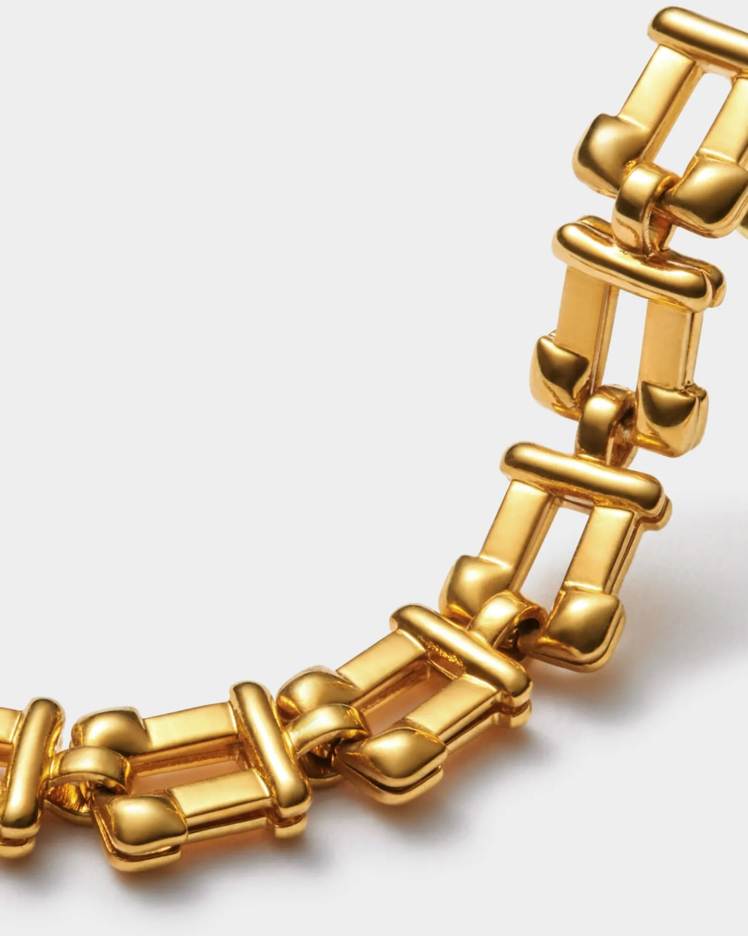 Grecian Waterproof Gold Link Multi-Wear Earrings