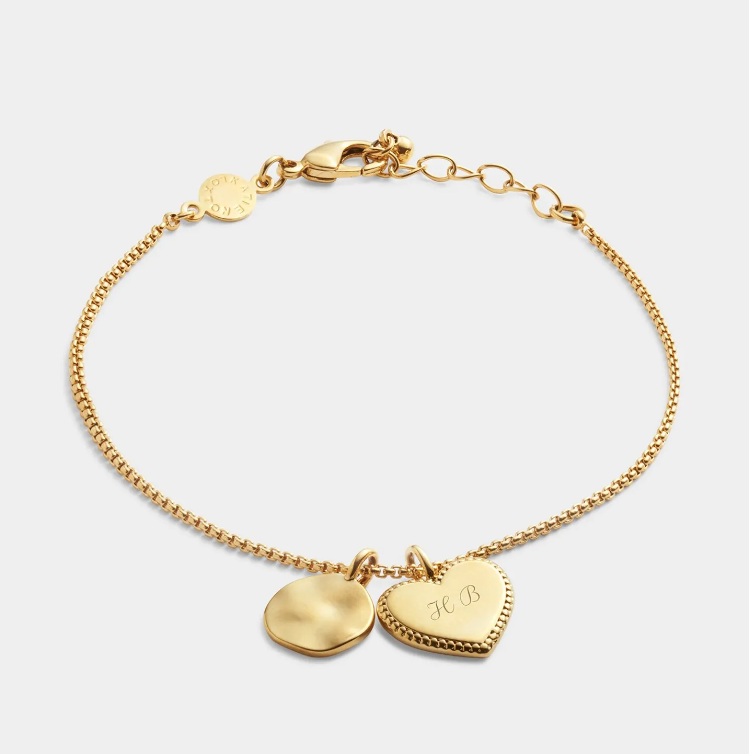 Happy Birthday' Waterproof Gold Charm Bracelet
