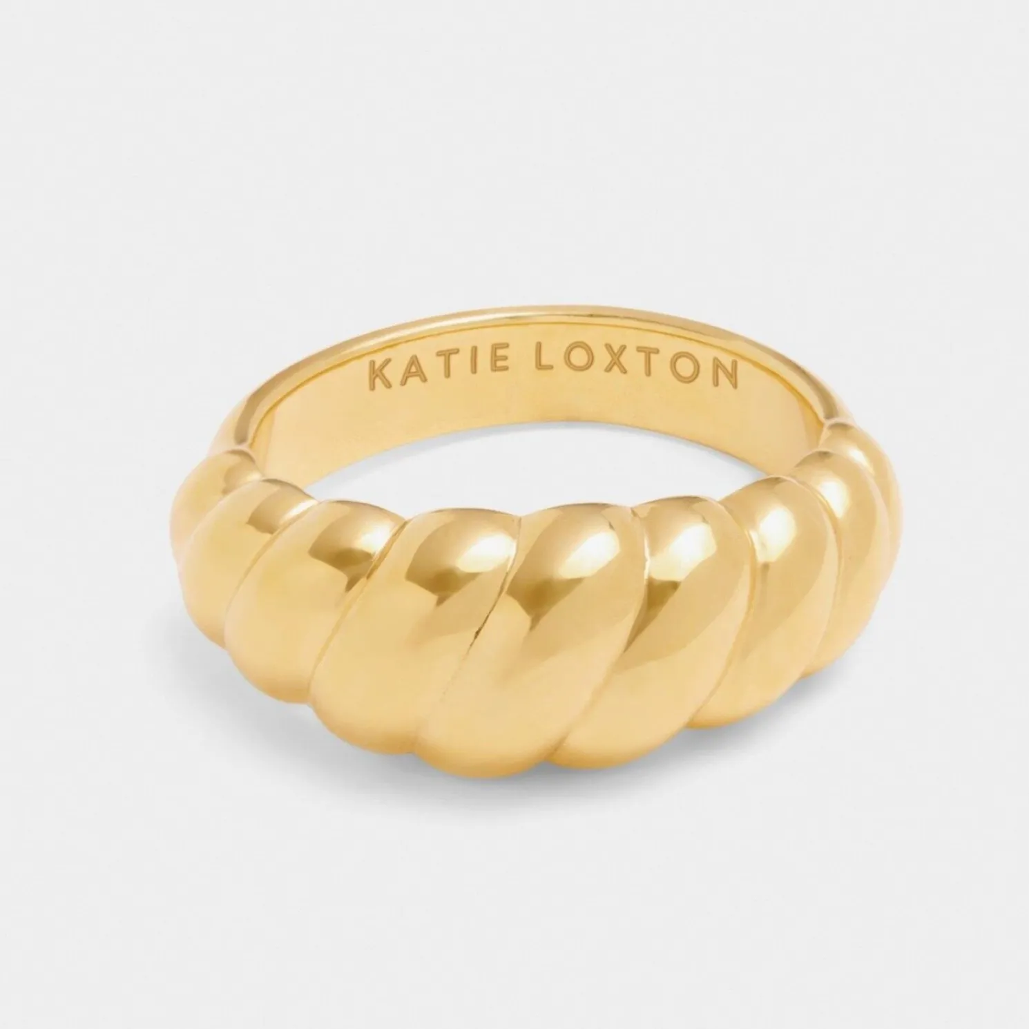 Harper Twist Ring in Gold