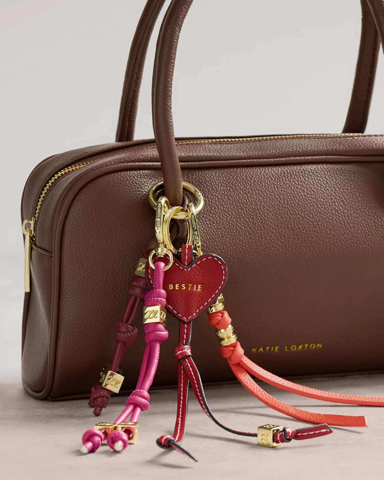 Heart Bag Charm Keyring