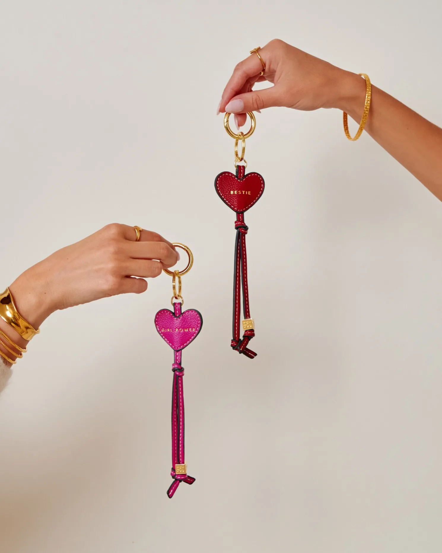 Heart Bag Charm Keyring