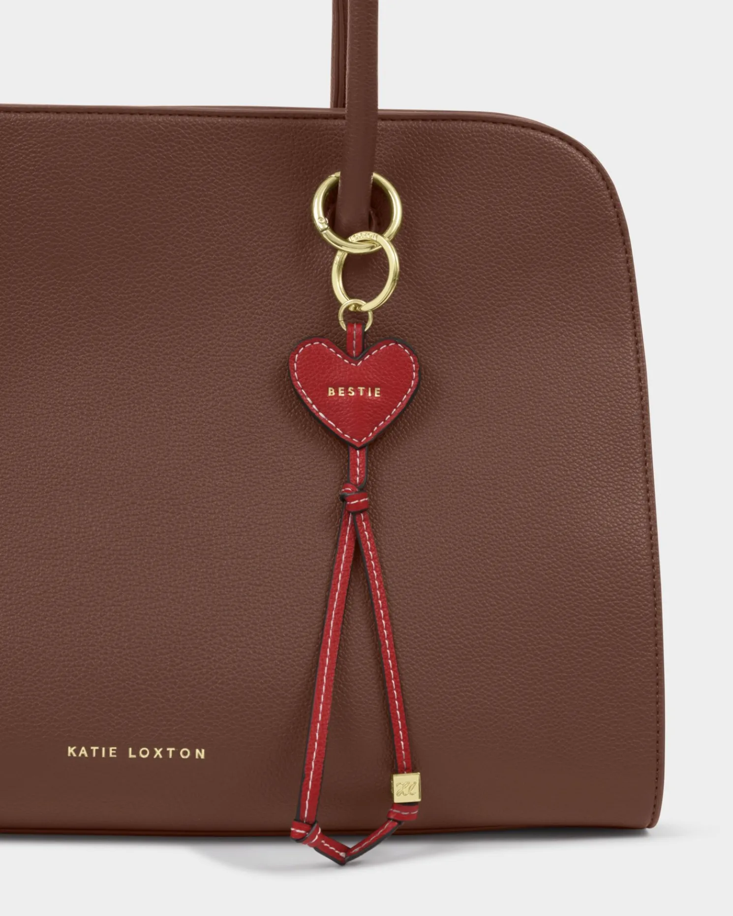 Heart Bag Charm Keyring