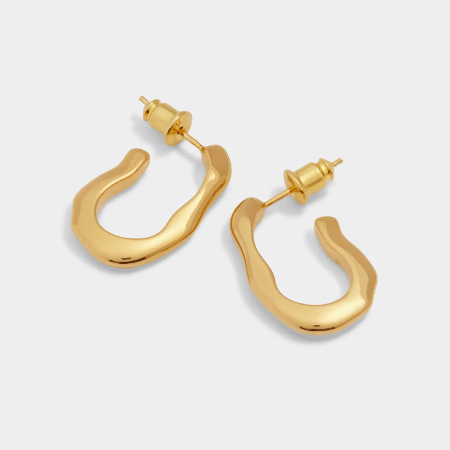 Hera Waterproof Gold Hoop Earrings