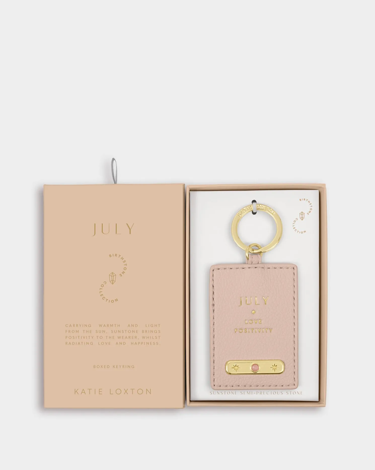 July' Birthstone Keyring