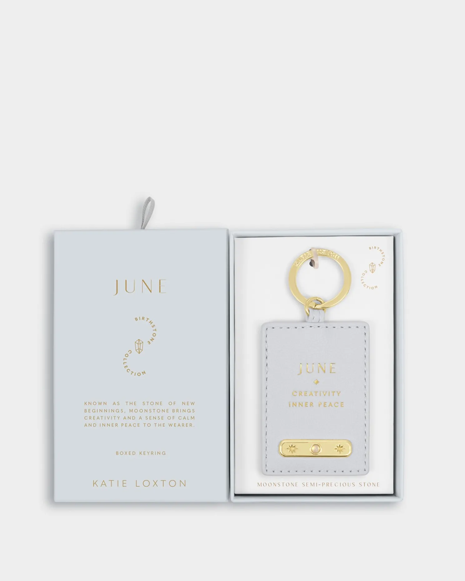 June' Birthstone Keyring