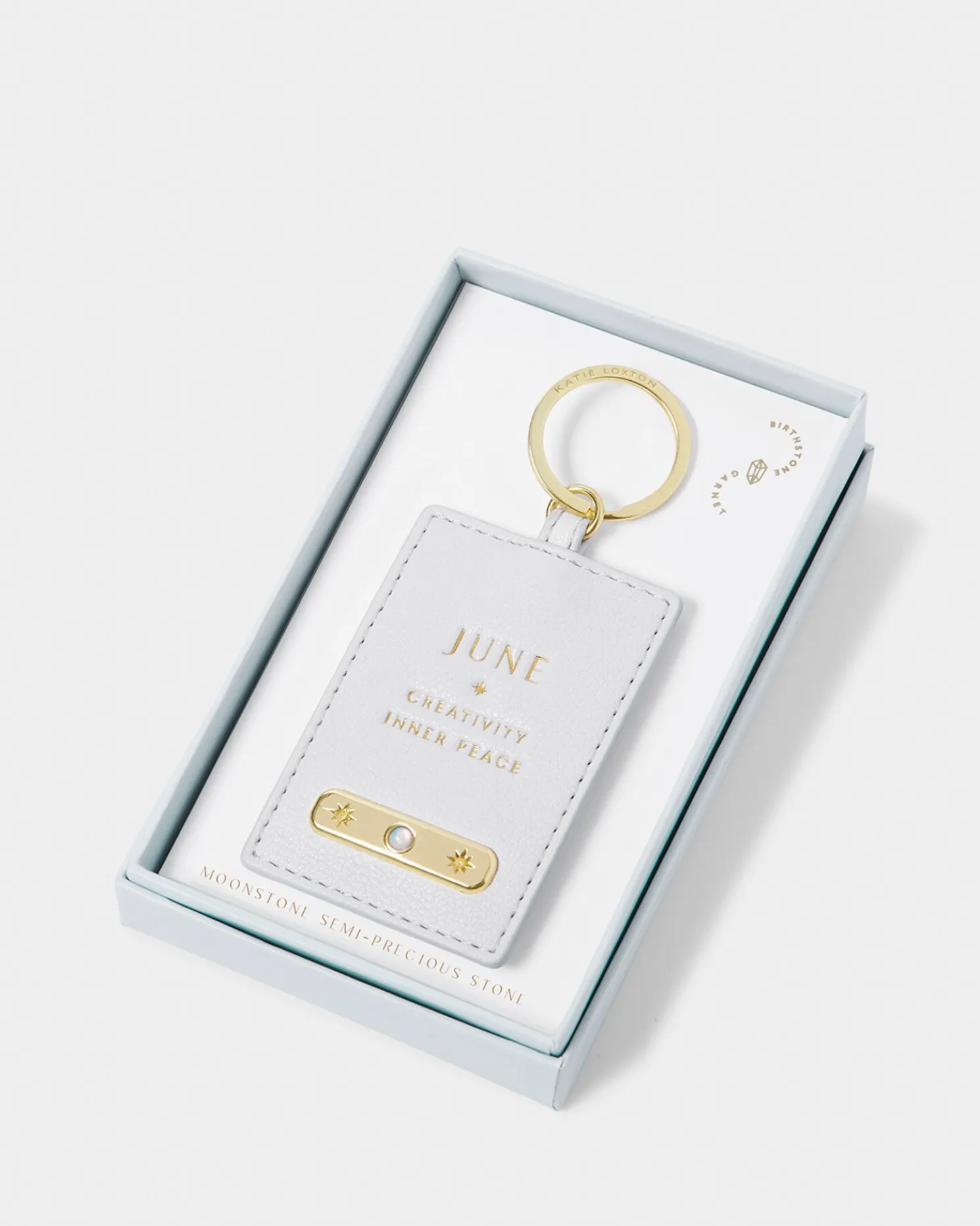 June' Birthstone Keyring