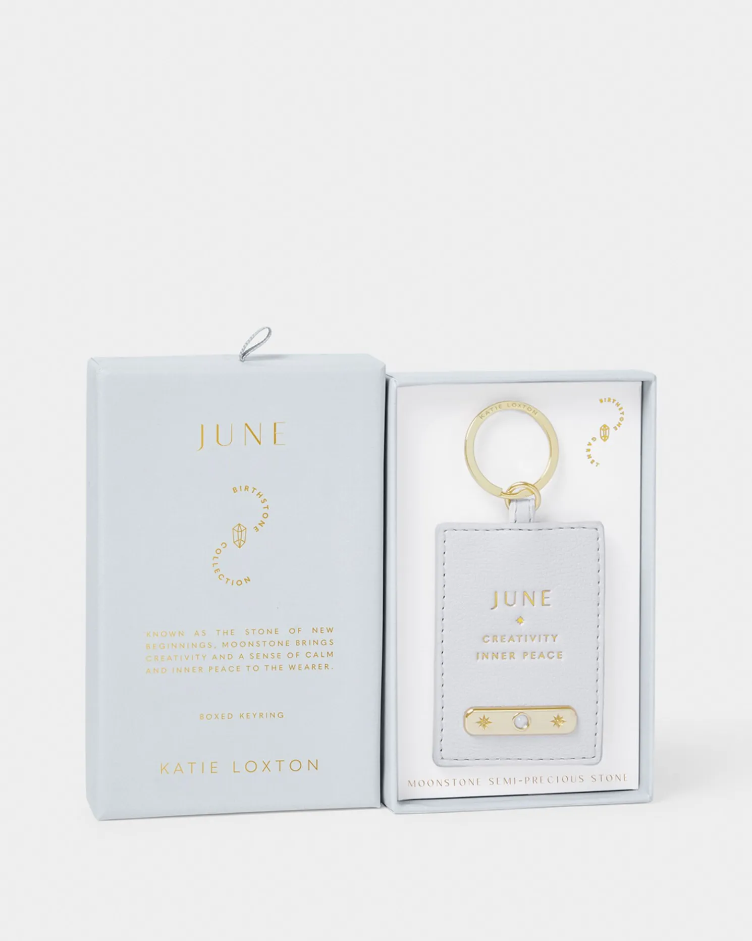 June' Birthstone Keyring