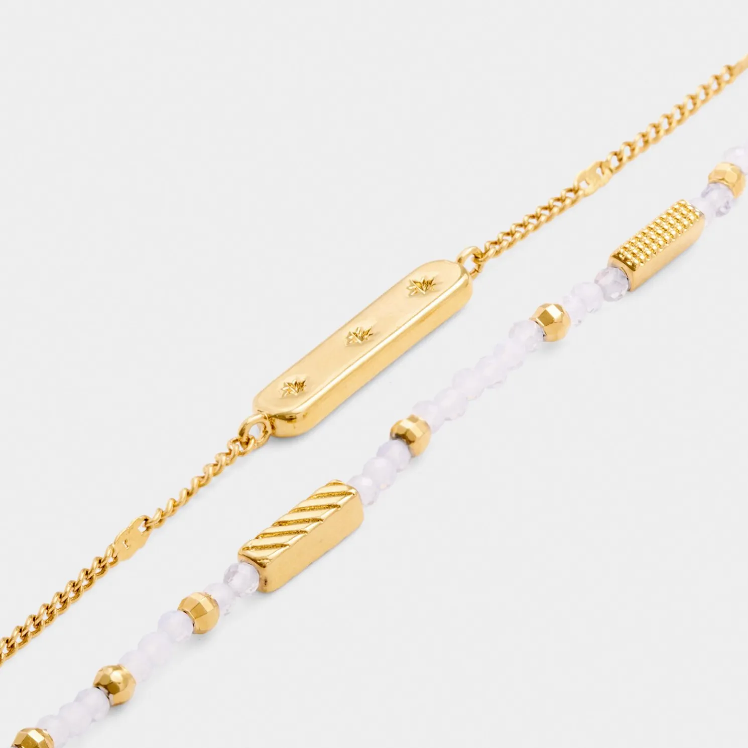 June' Waterproof Gold Birthstone Bracelet