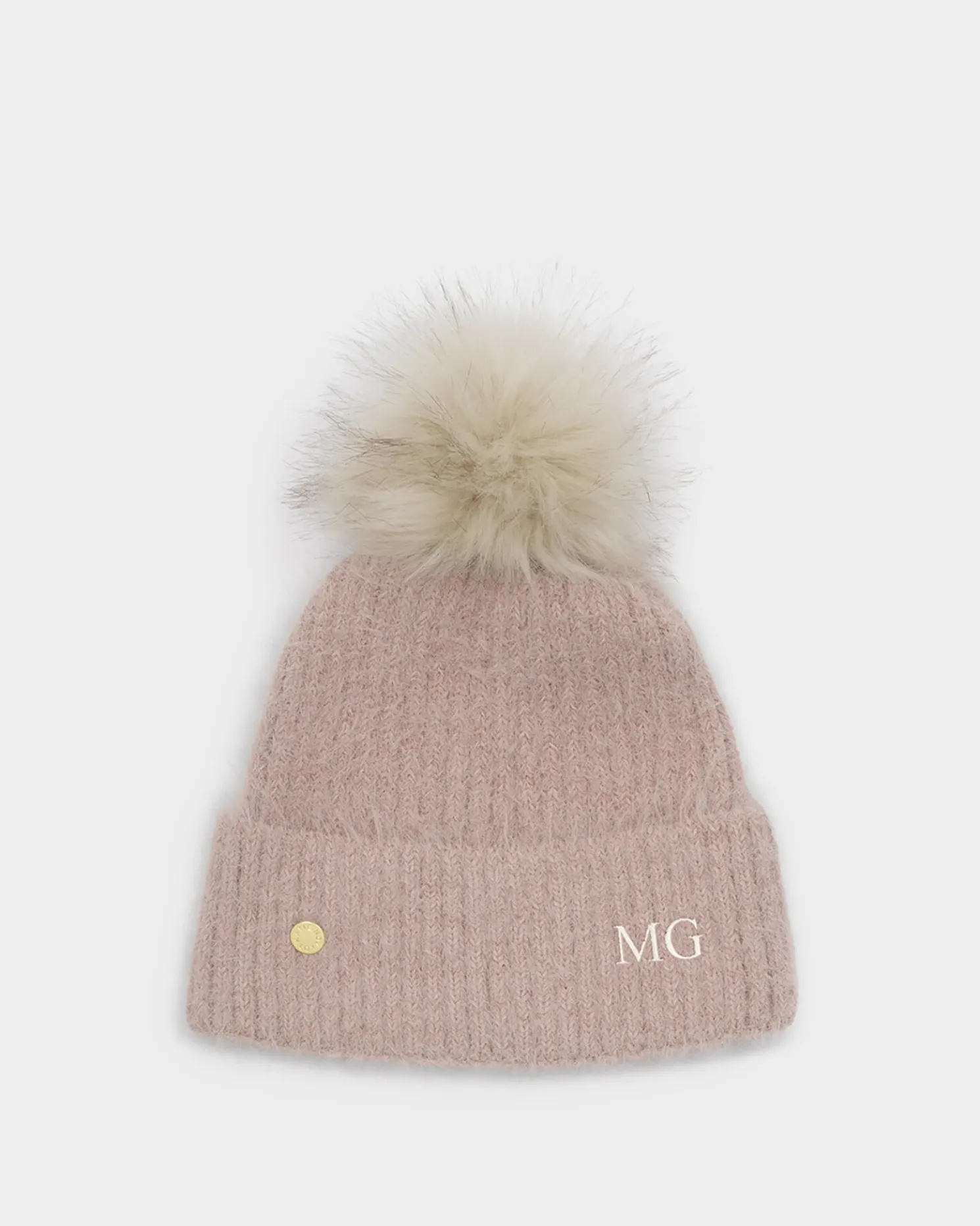 Knitted Pom Pom Hat