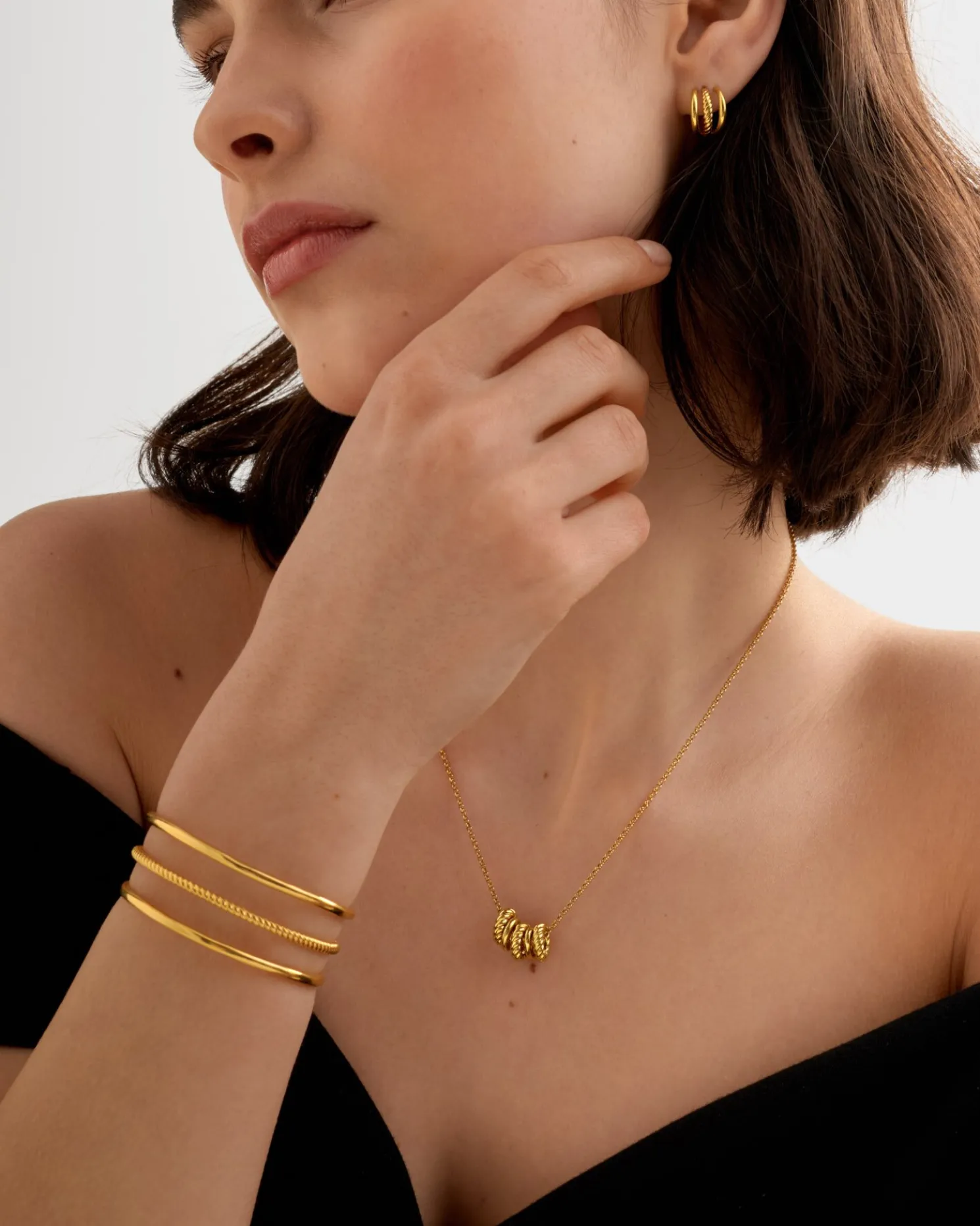 Laia Waterproof Gold Necklace