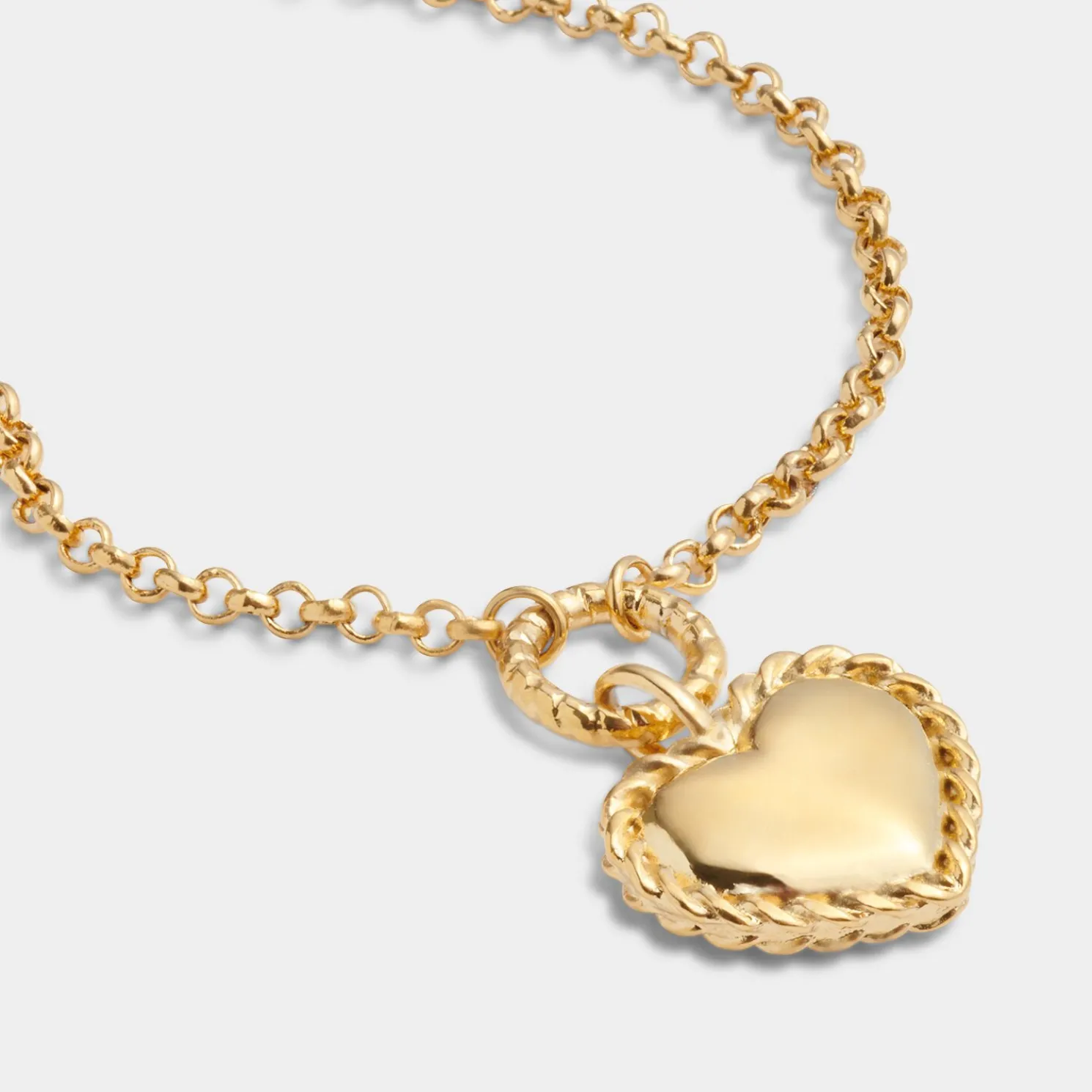 Love' Waterproof Gold Heart Bracelet