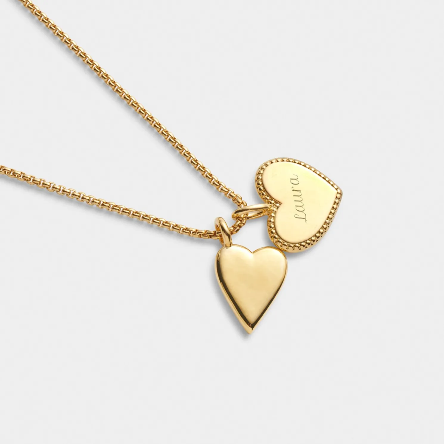 Maid Of Honour' Waterproof Gold Bridal Charm Necklace