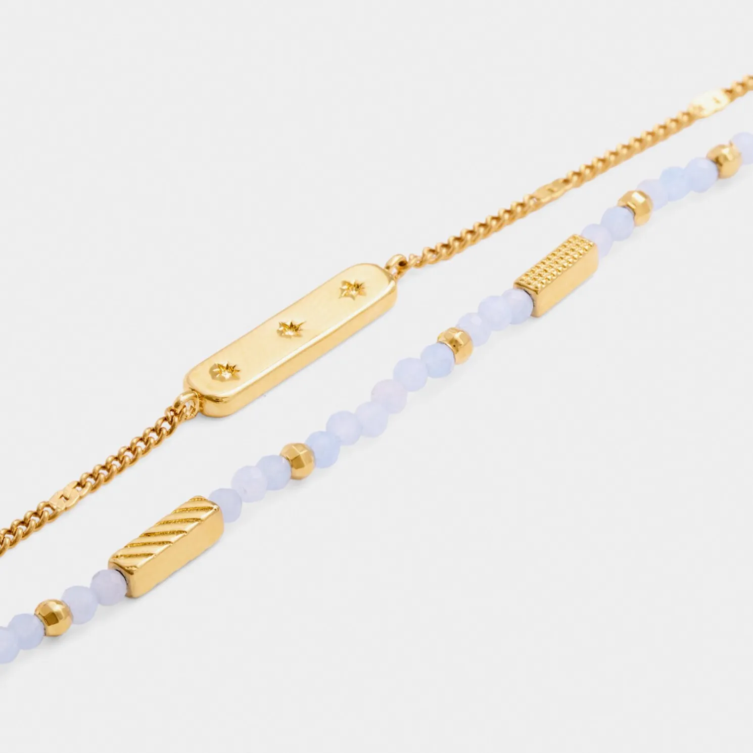 March' Waterproof Gold Birthstone Bracelet