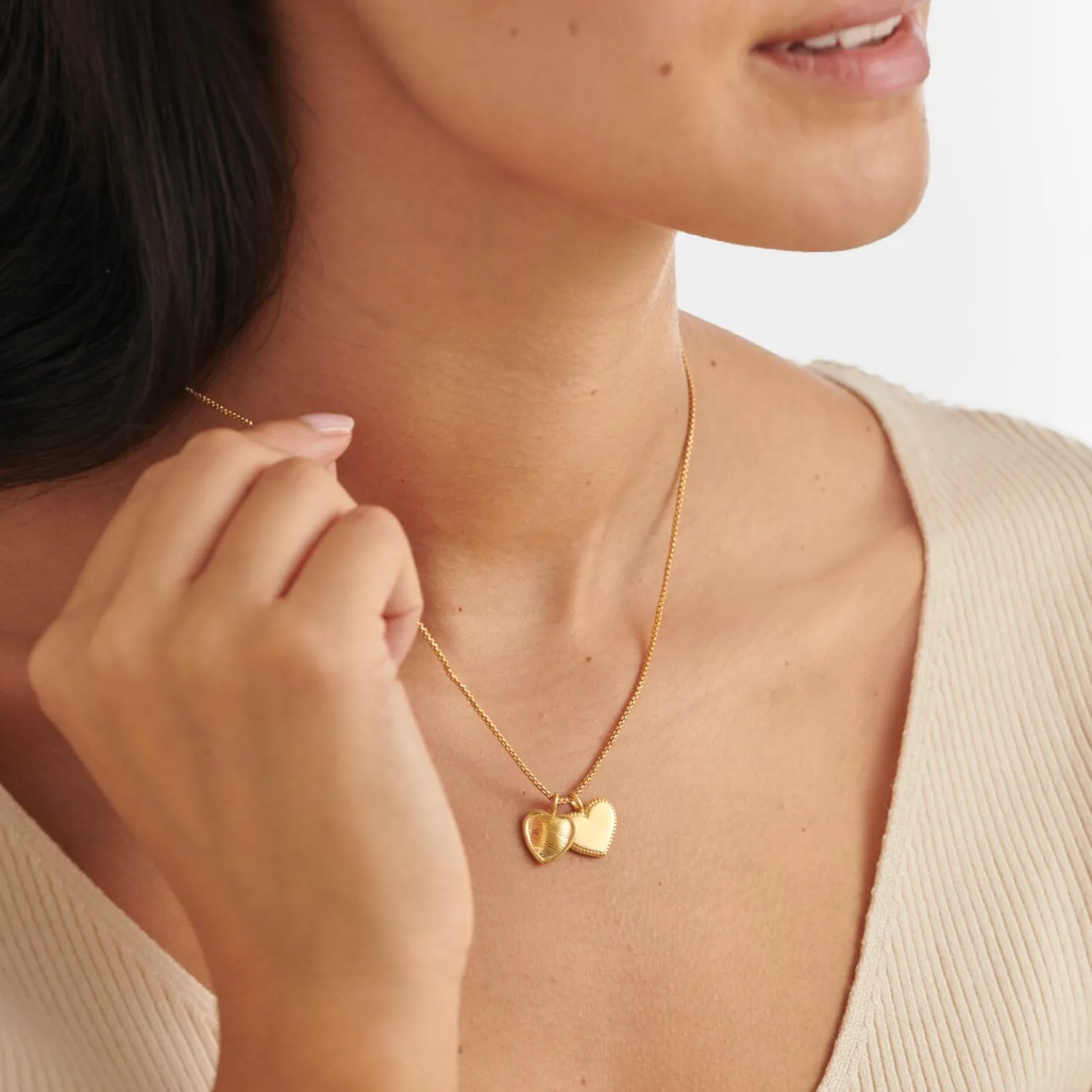 Mother's Day Waterproof Gold Charm Necklace