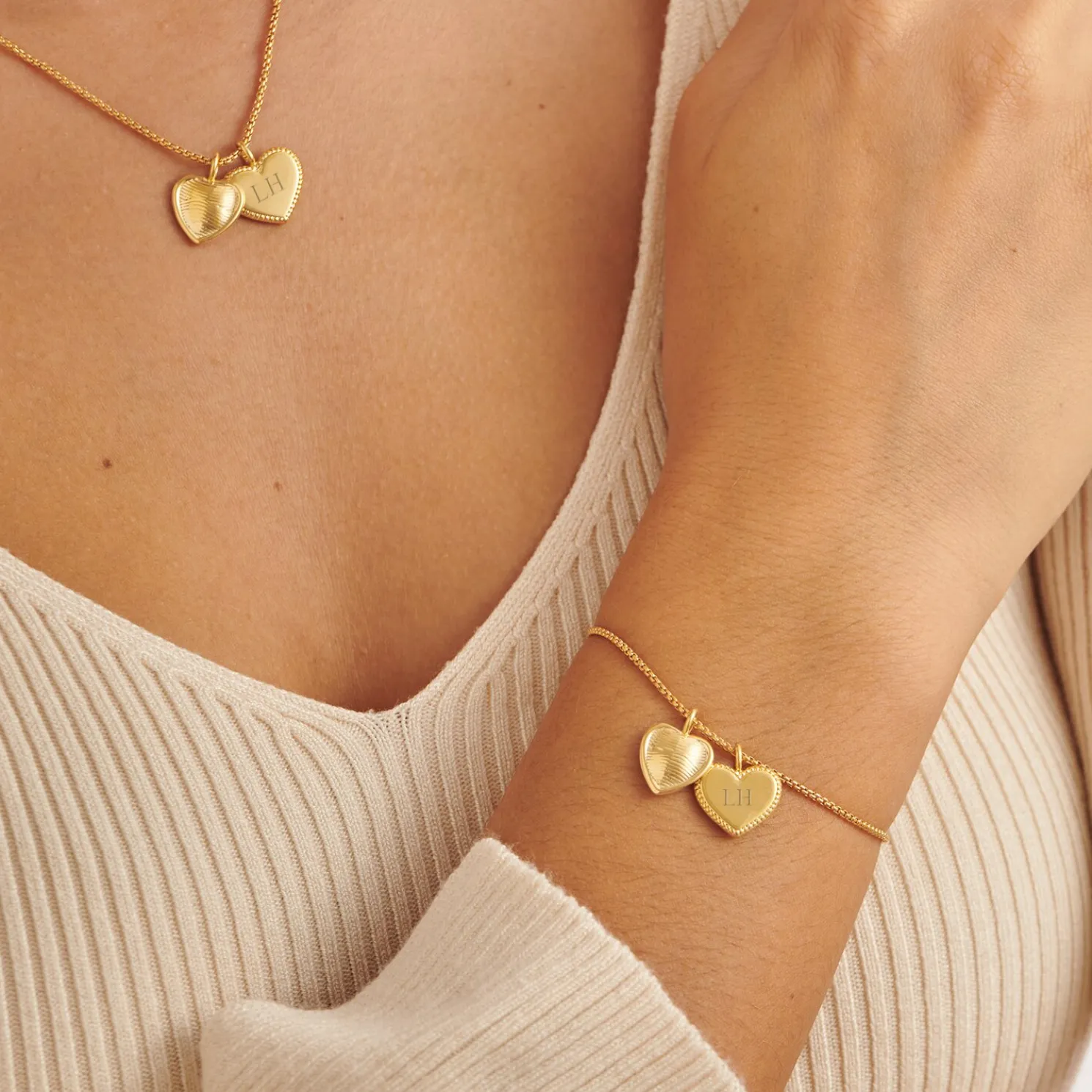Mother's Day Waterproof Gold Charm Bracelet