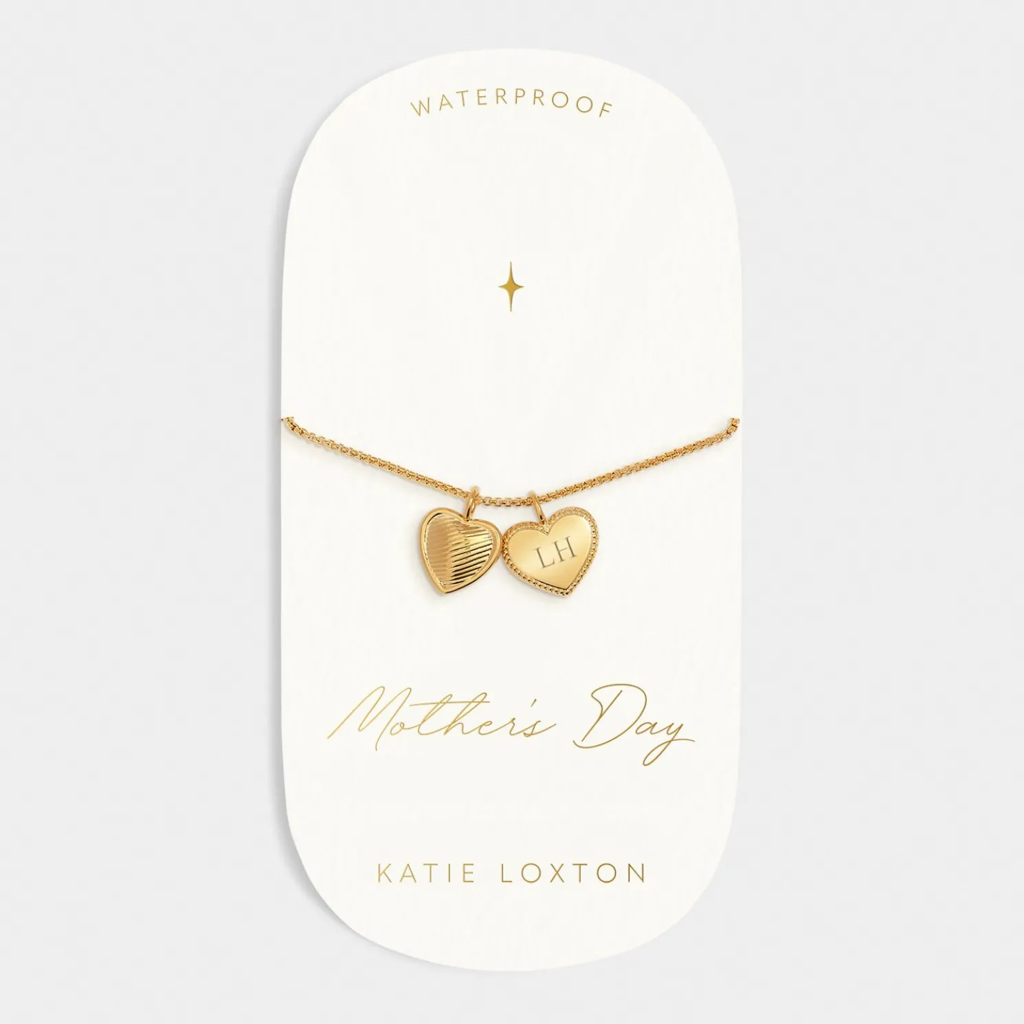 Mother's Day Waterproof Gold Charm Bracelet