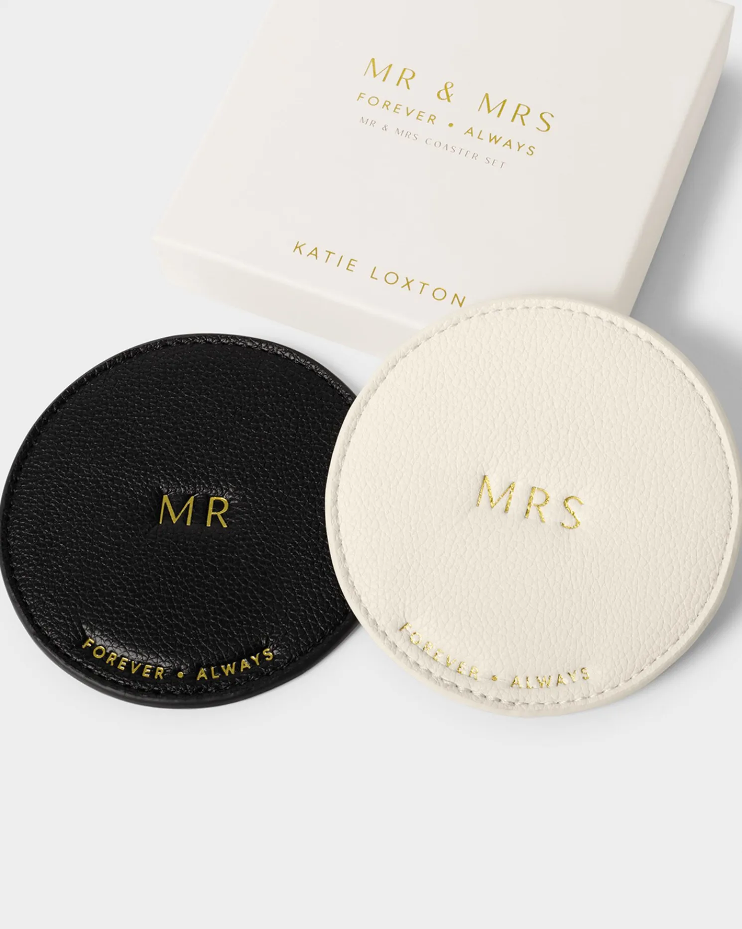 Mr & Mrs' Coaster Set