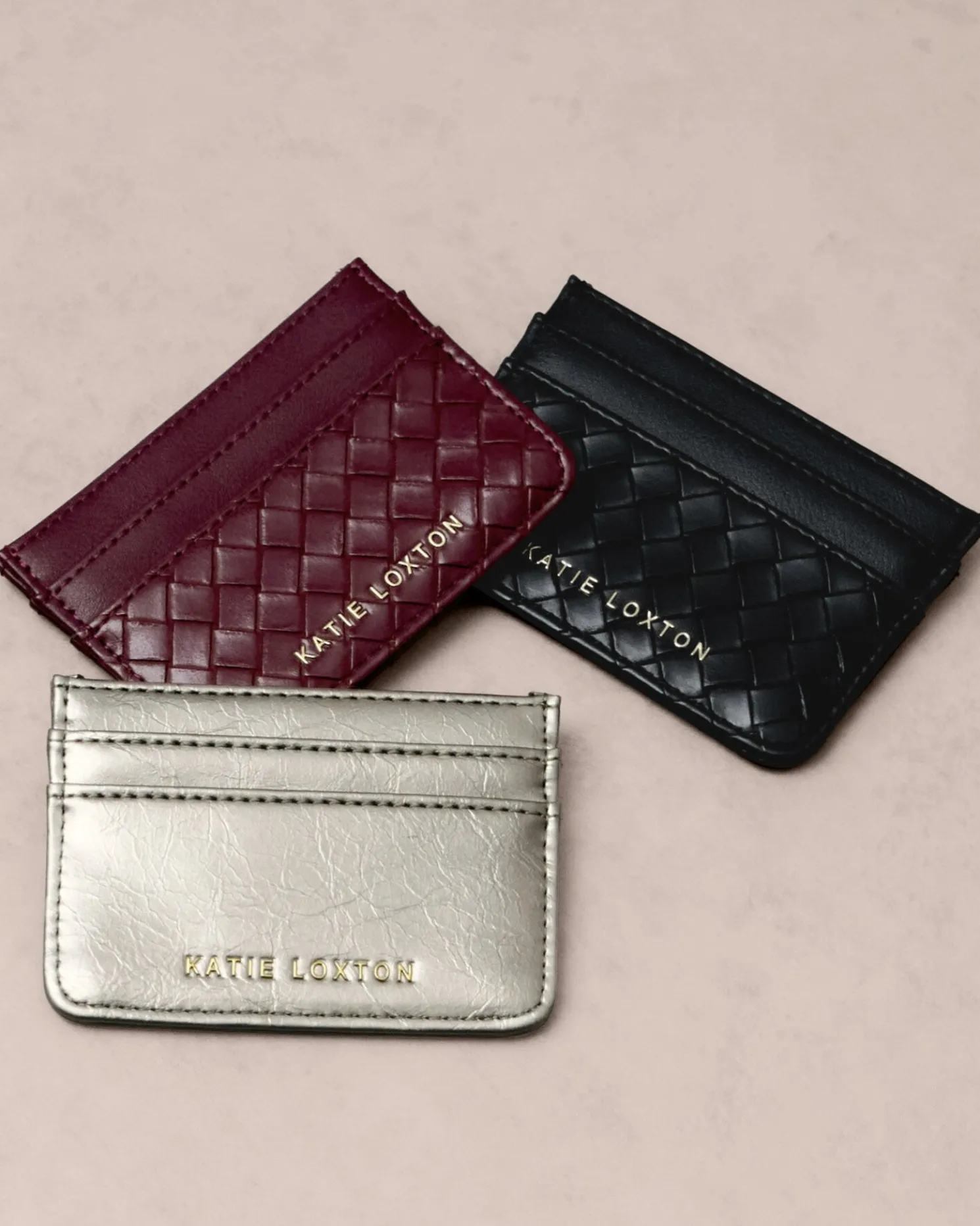 Nova Woven Texture Card Holder