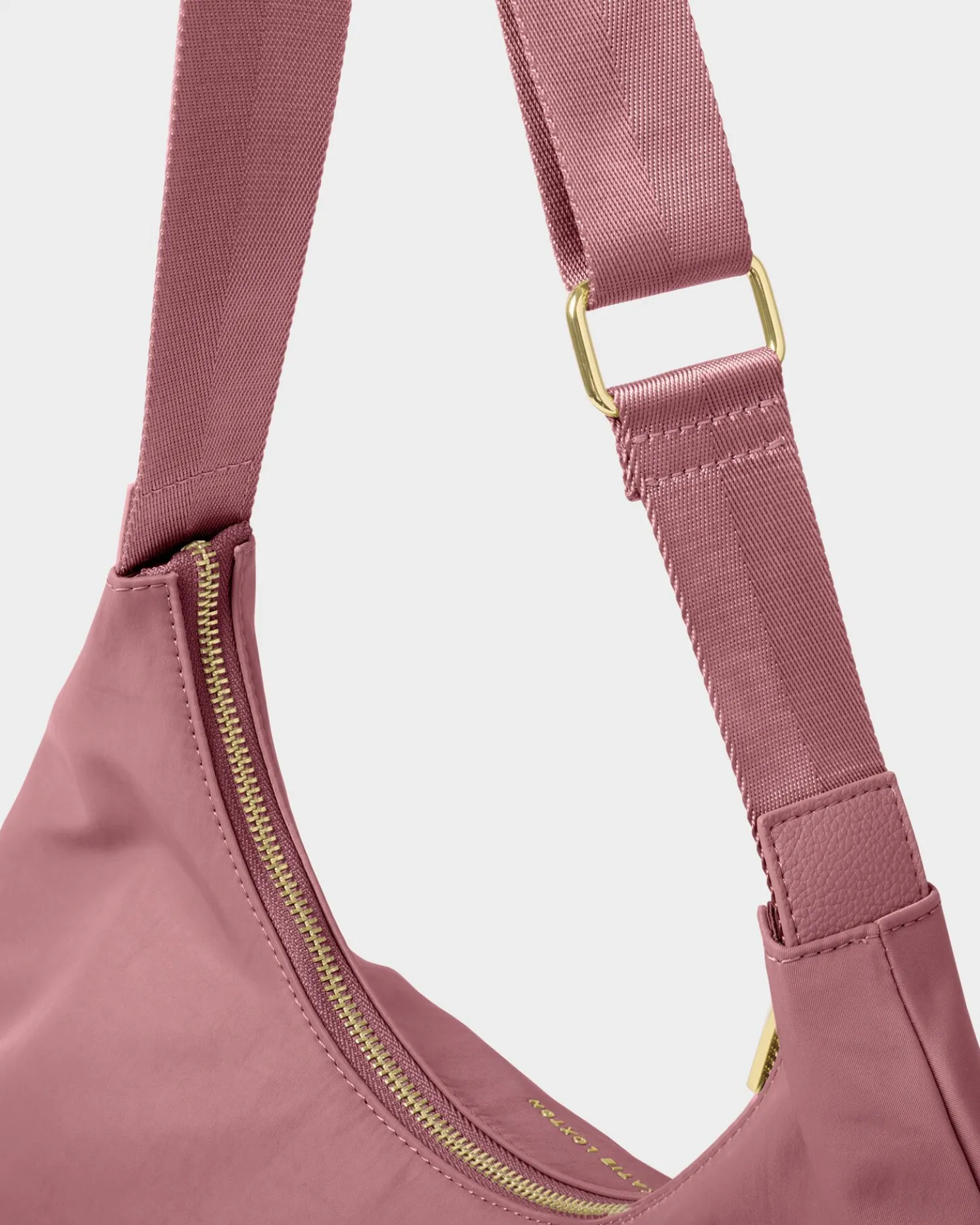 Nylon-Luxe Sling Shoulder Bag