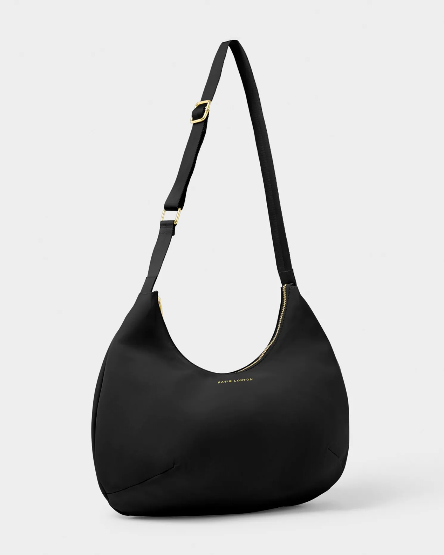 Nylon-Luxe Sling Shoulder Bag