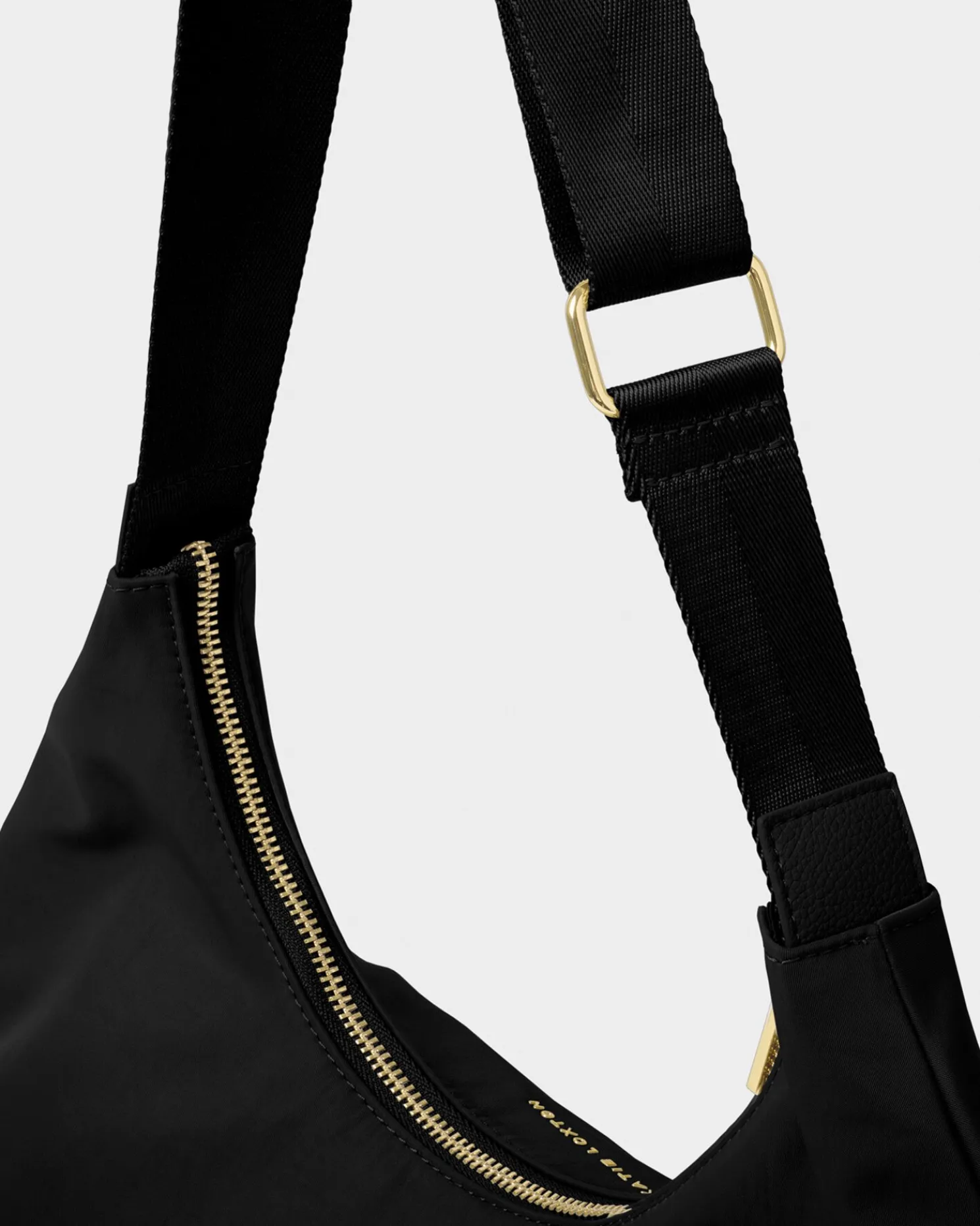Nylon-Luxe Sling Shoulder Bag