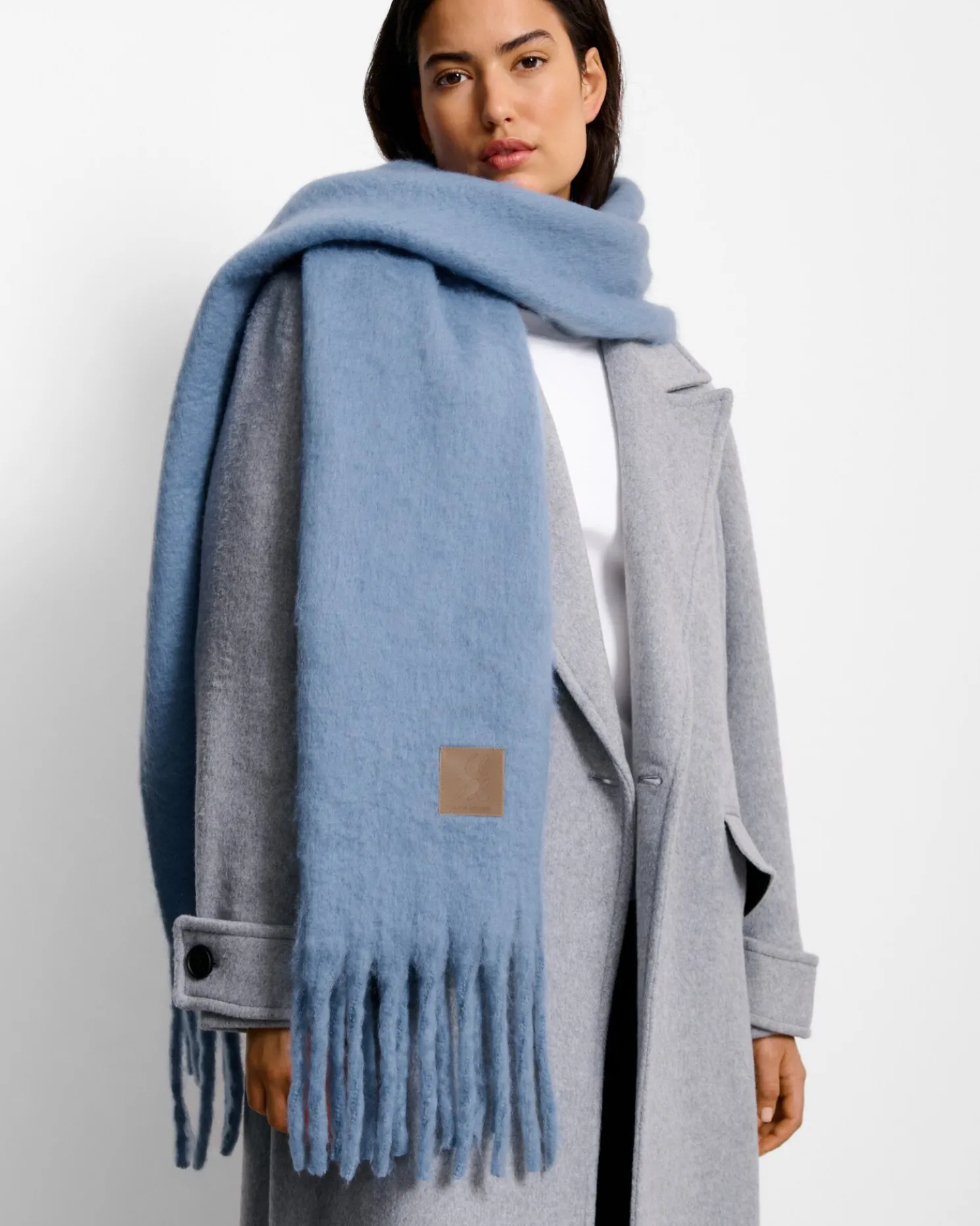 Oversized Recycled Tassel Scarf