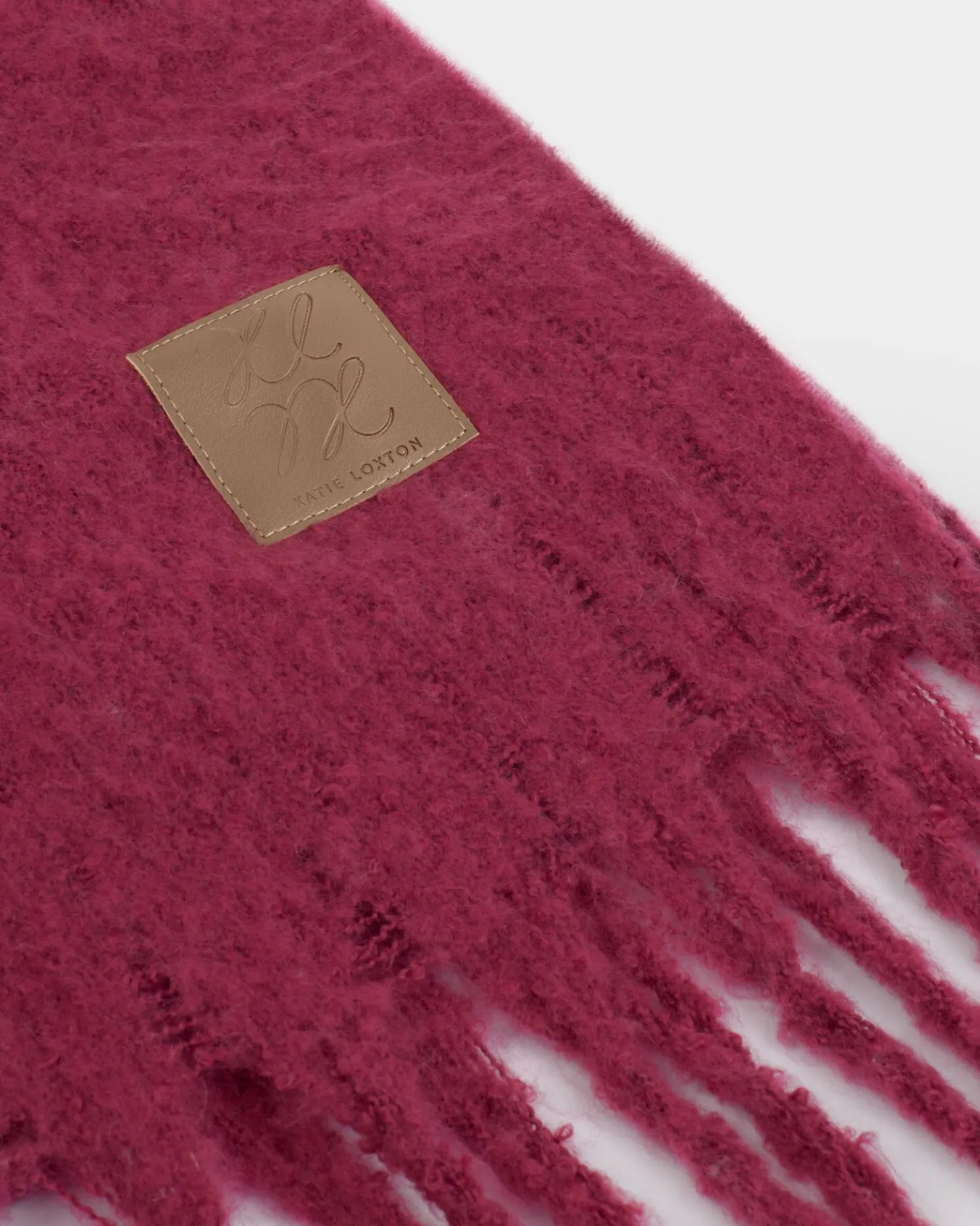 Oversized Recycled Tassel Scarf