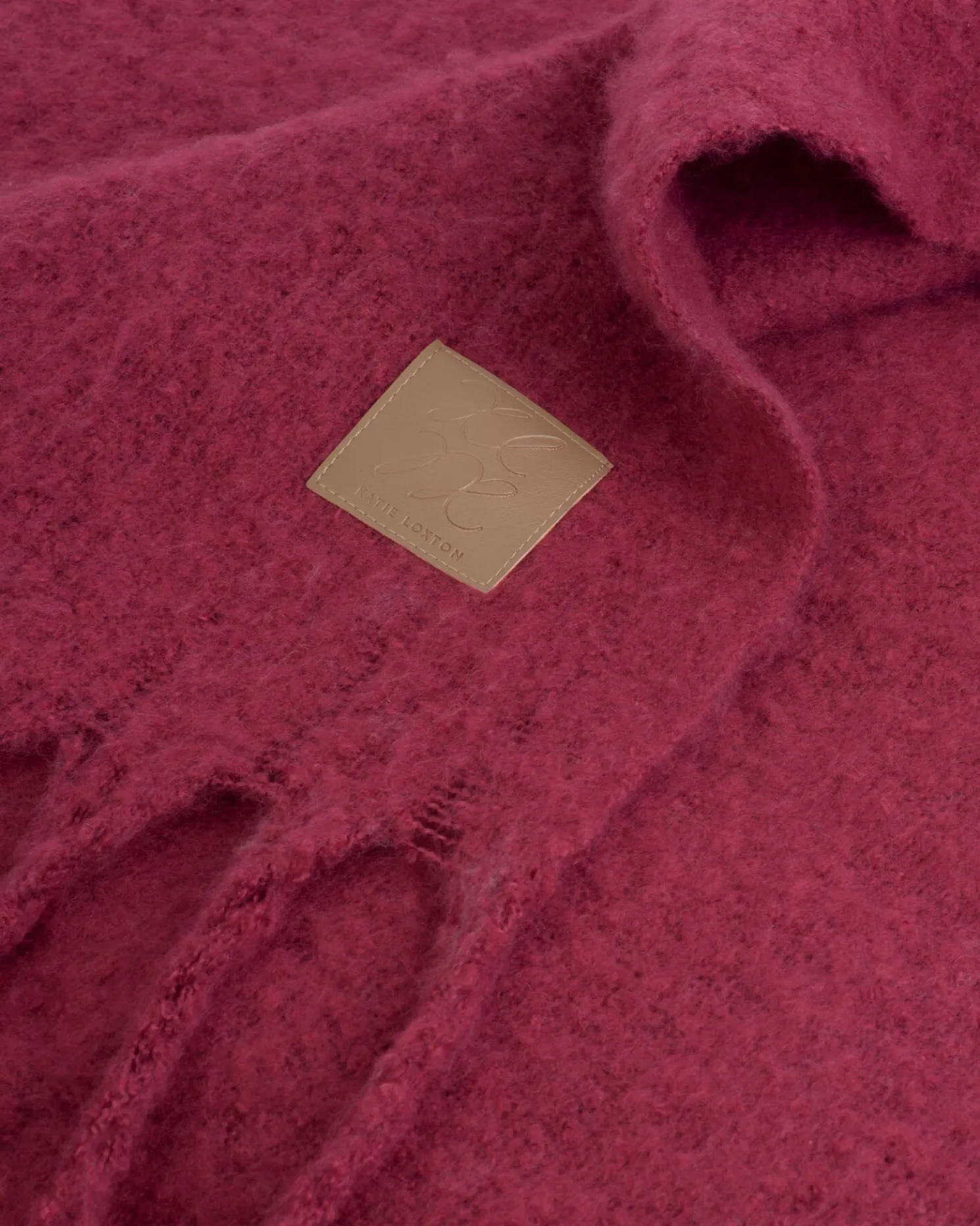 Oversized Recycled Tassel Scarf