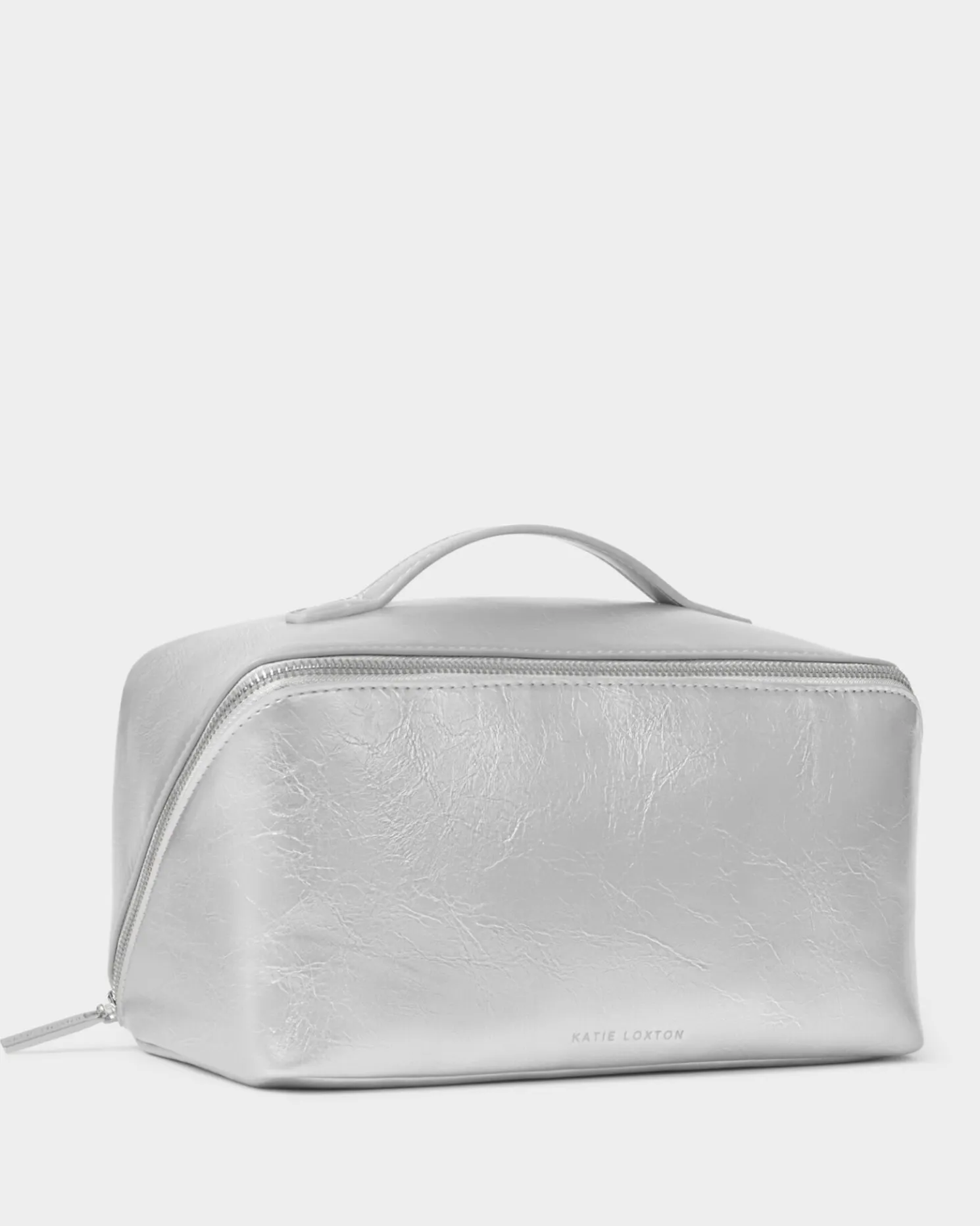 Patent Crackle Large Makeup & Wash Bag